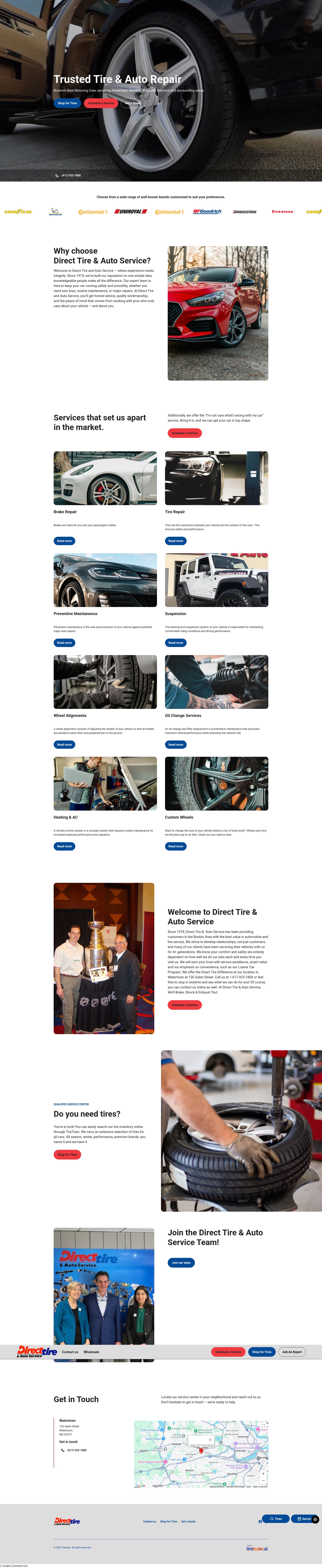 Screenshot of directtire.com