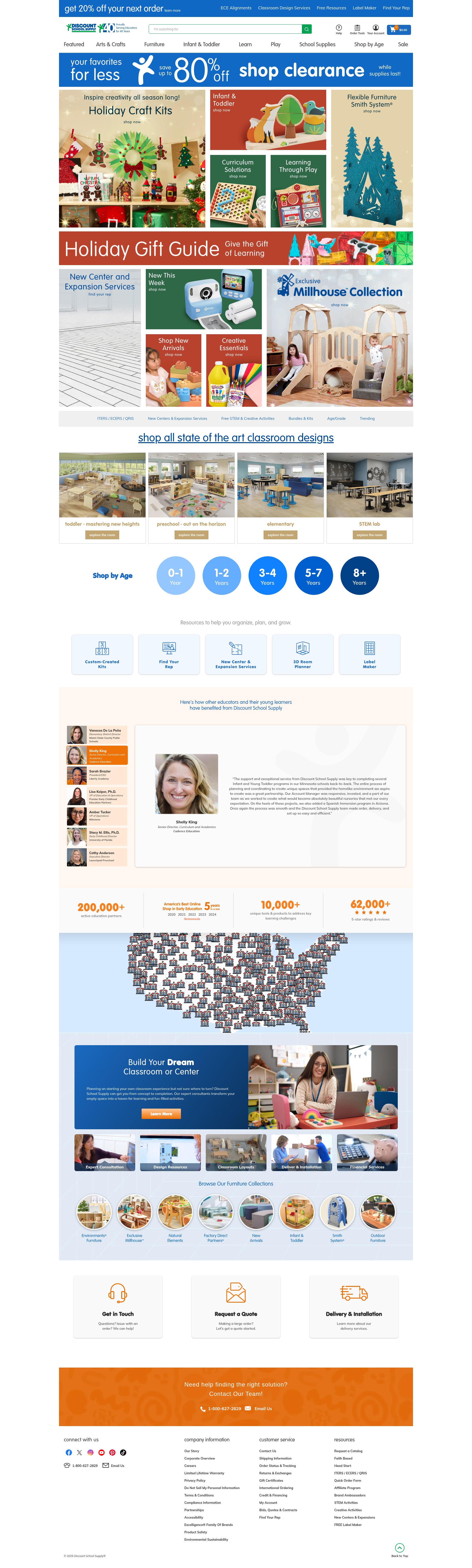 Screenshot of discountschoolsupply.com