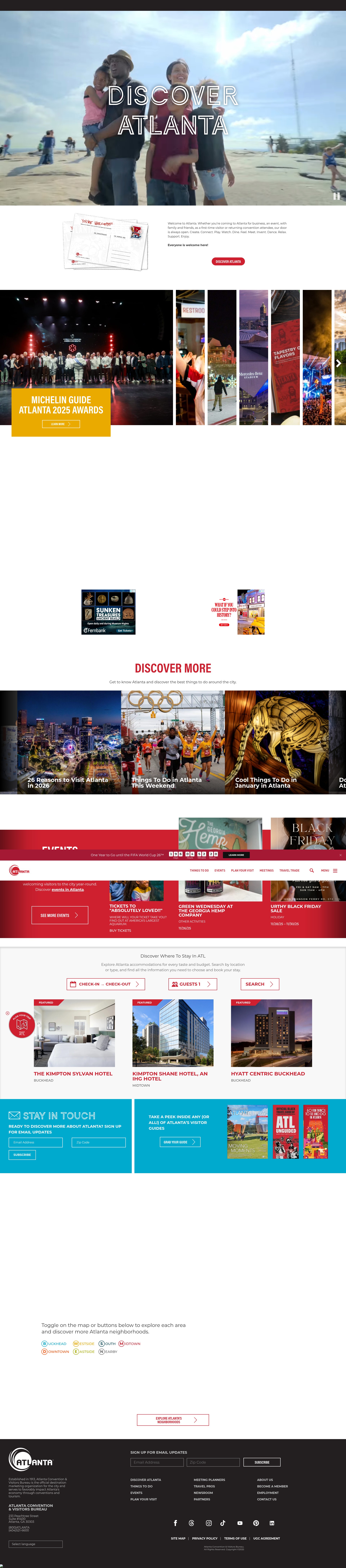 Screenshot of discoveratlanta.com