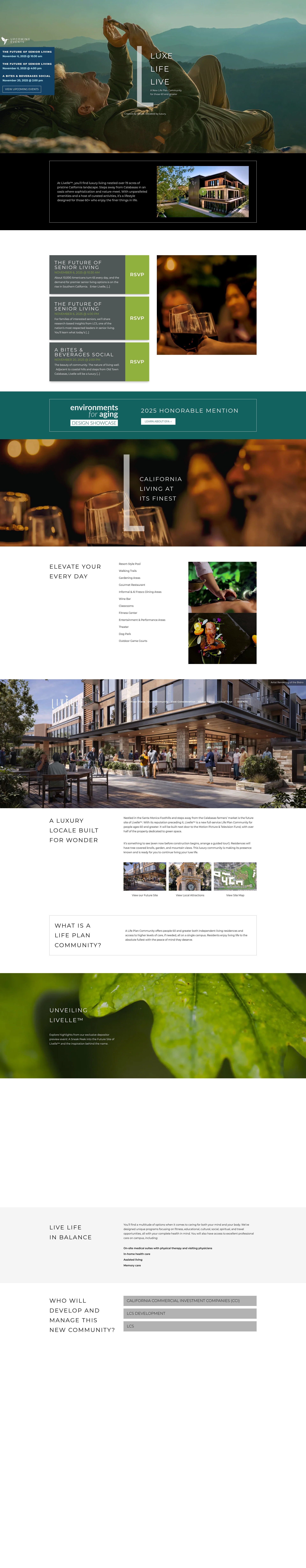 Screenshot of discoverlivelle.com