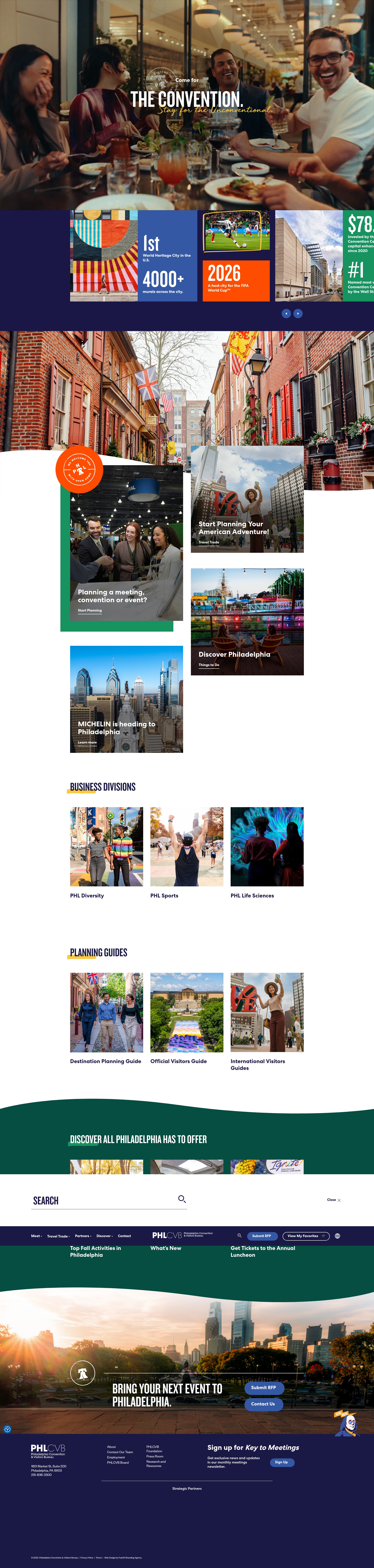 Screenshot of discoverphl.com