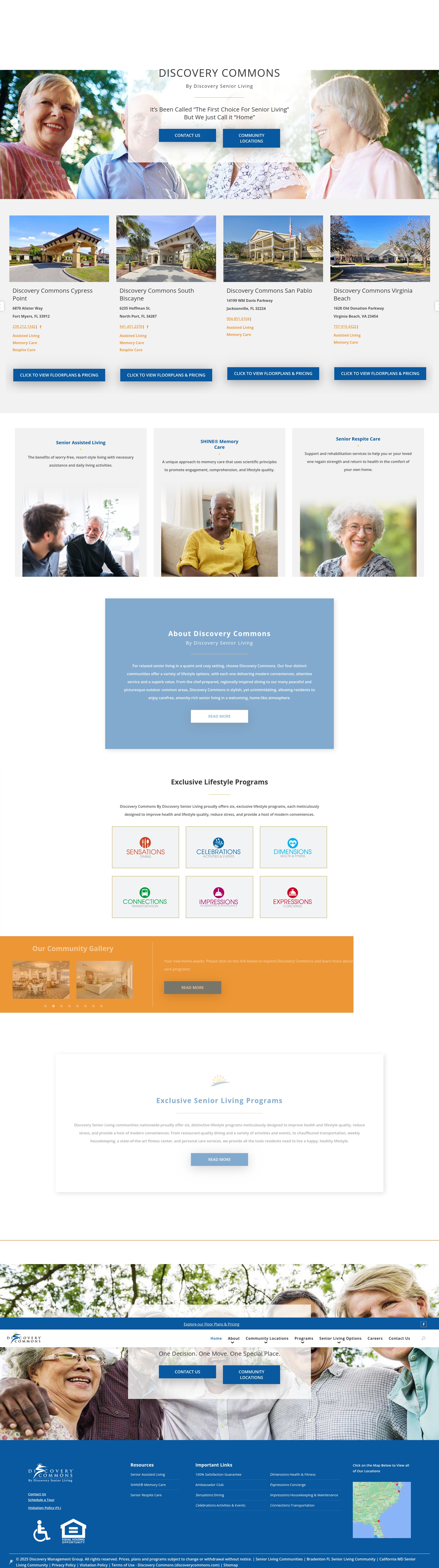 Screenshot of discoverycommons.com