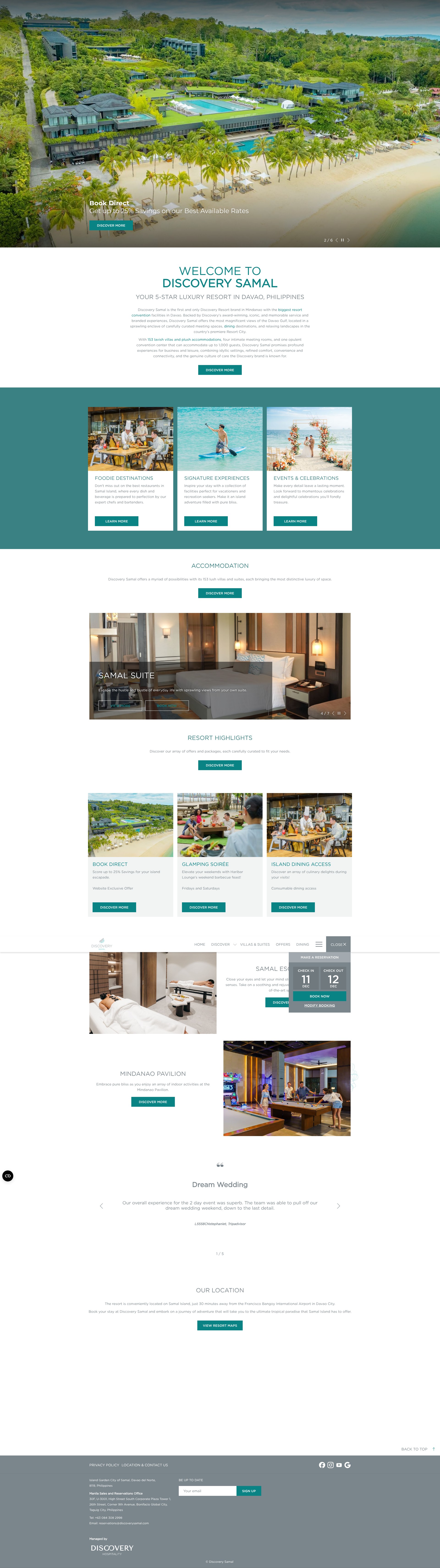 Screenshot of discoverysamal.com