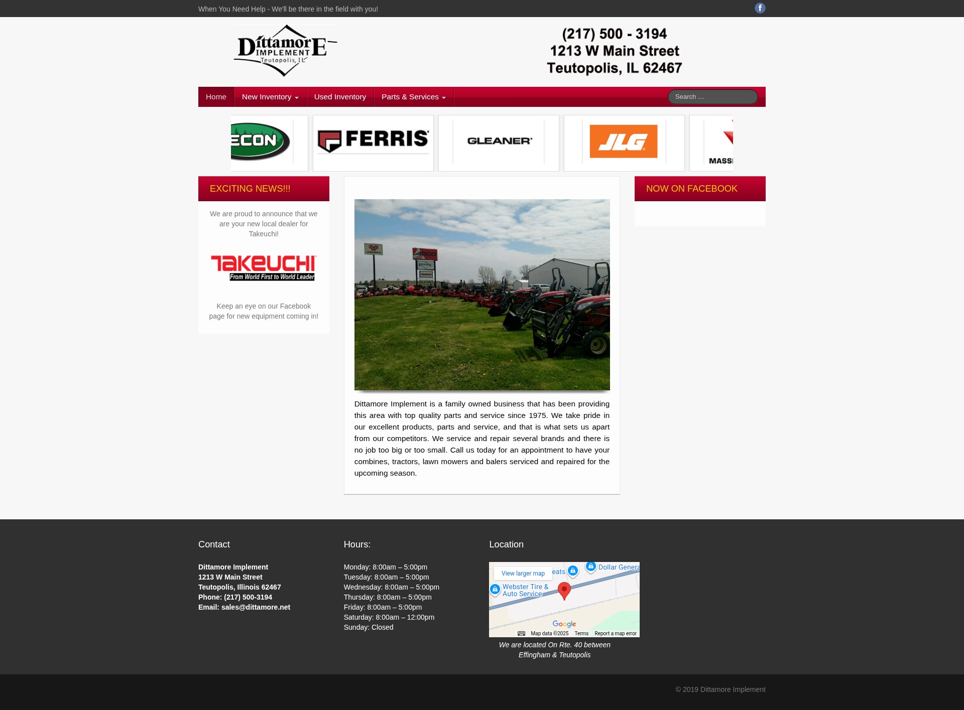 Screenshot of dittamoreimplement.com