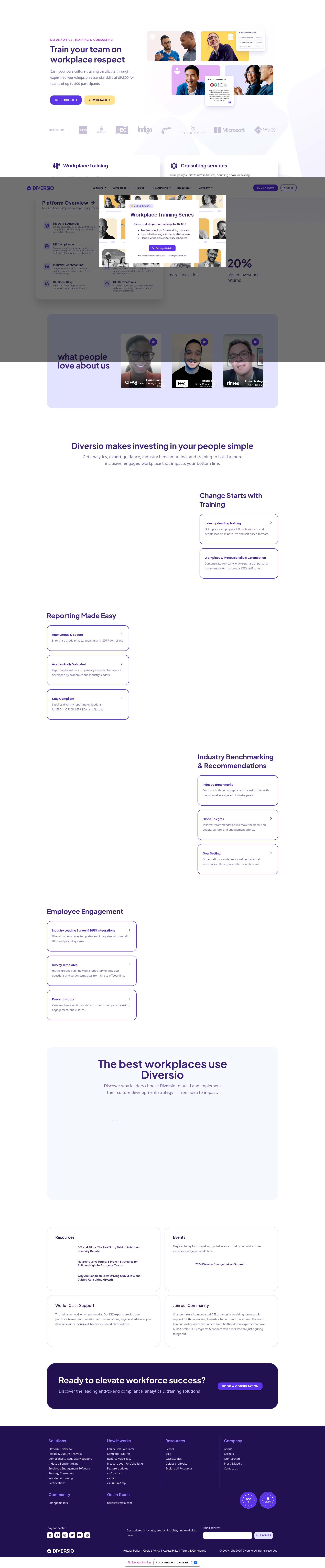 Screenshot of diversio.com