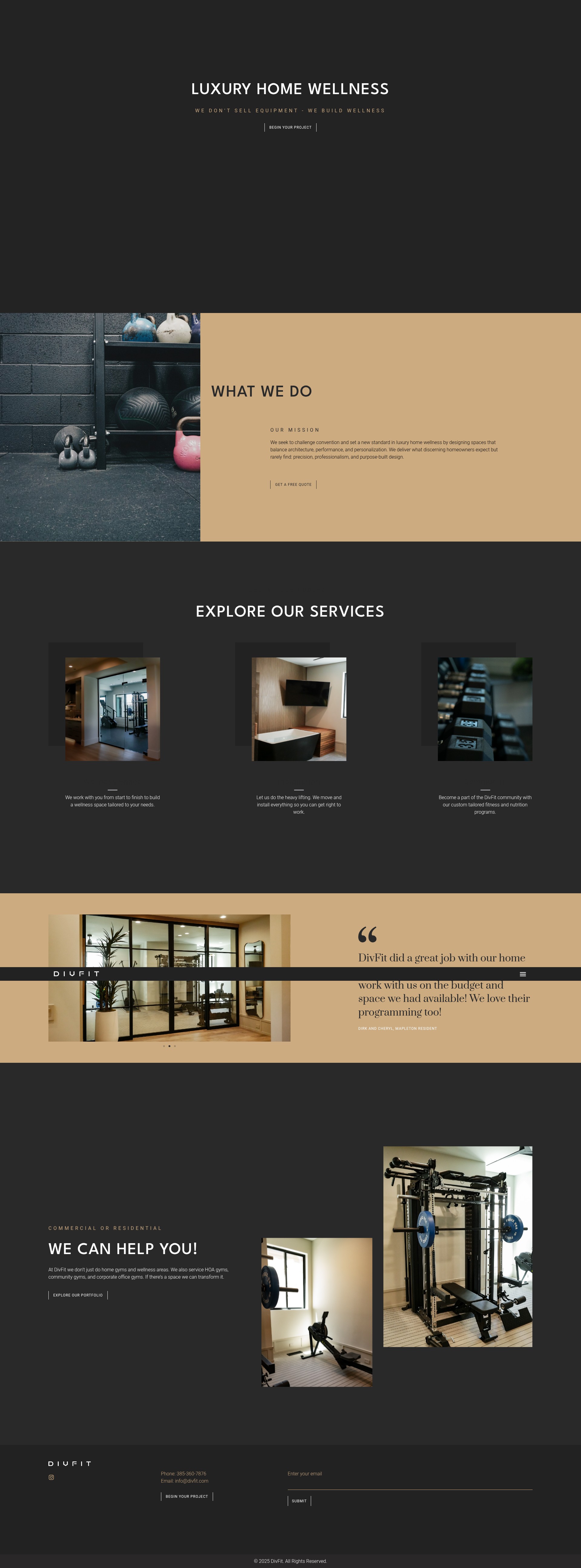 Screenshot of divfit.com