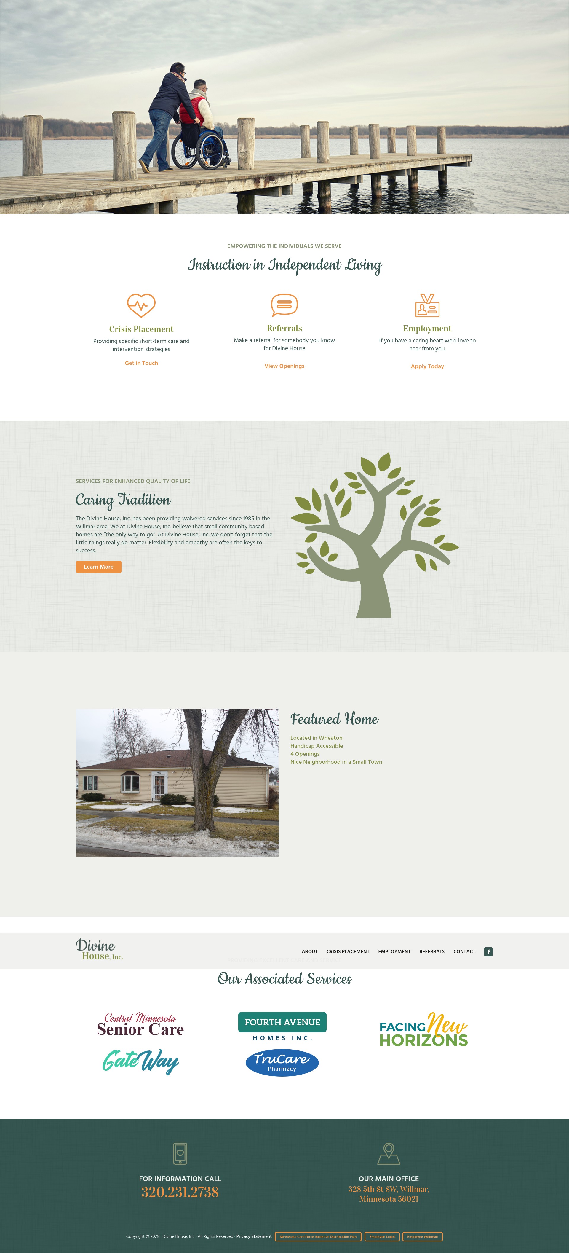 Screenshot of divinehouse.org