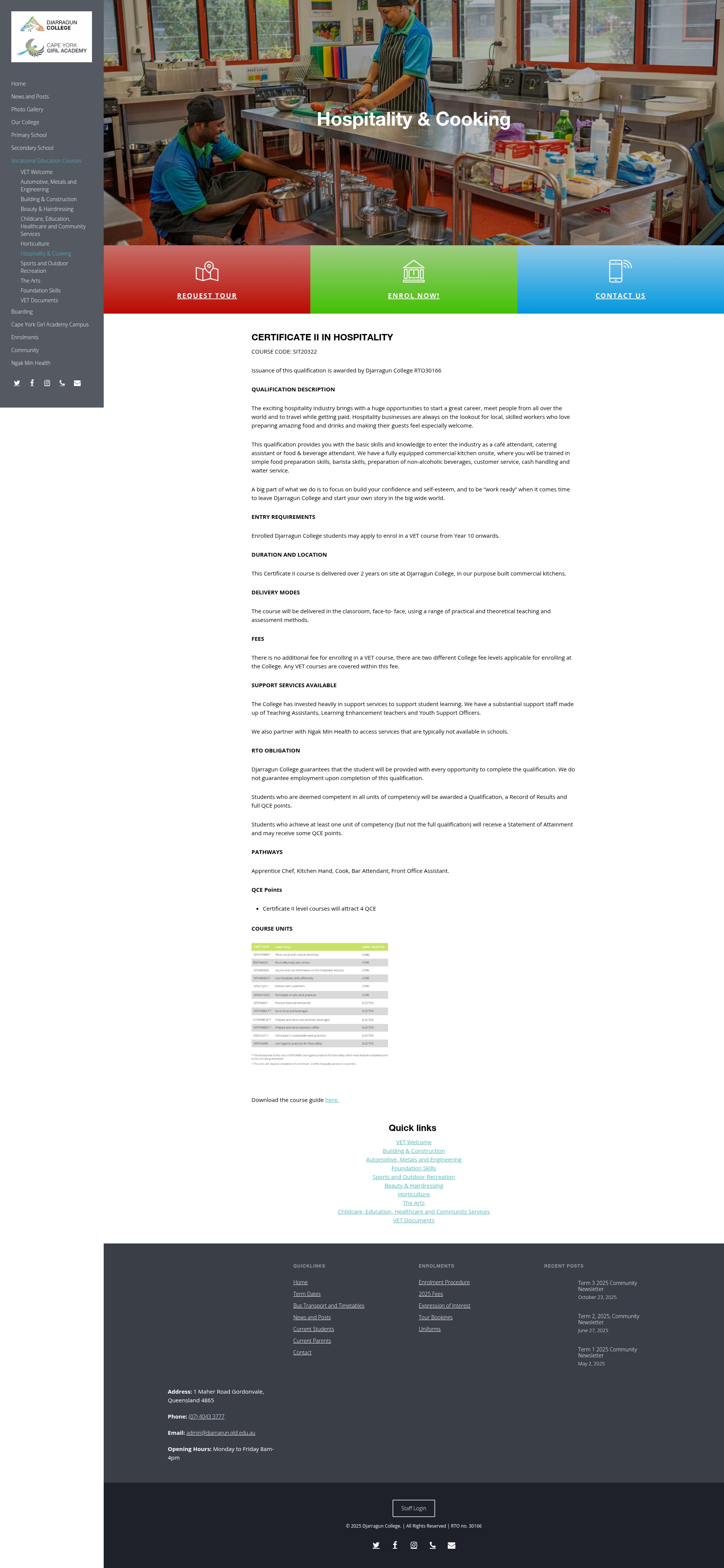 Screenshot of djarragun.qld.edu.au