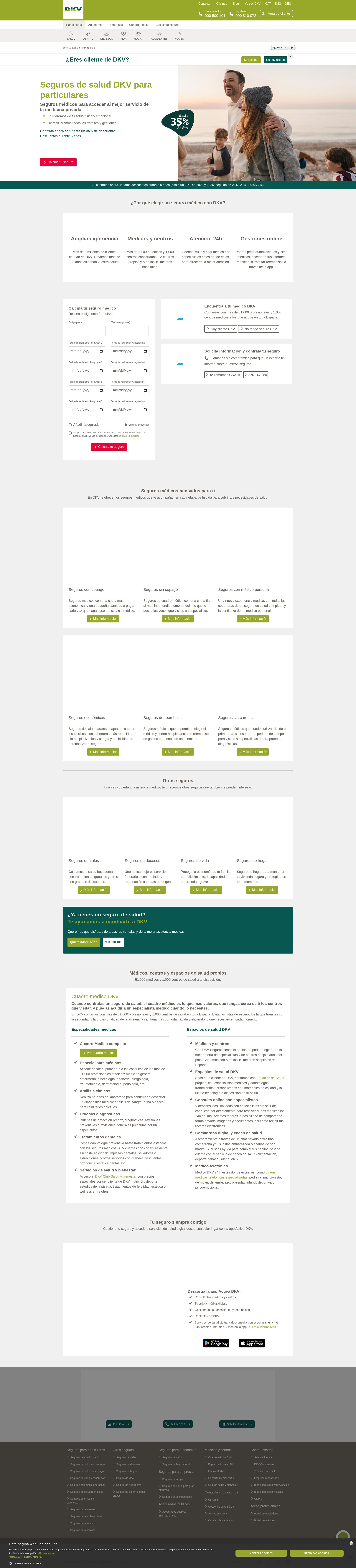 Screenshot of dkv.es