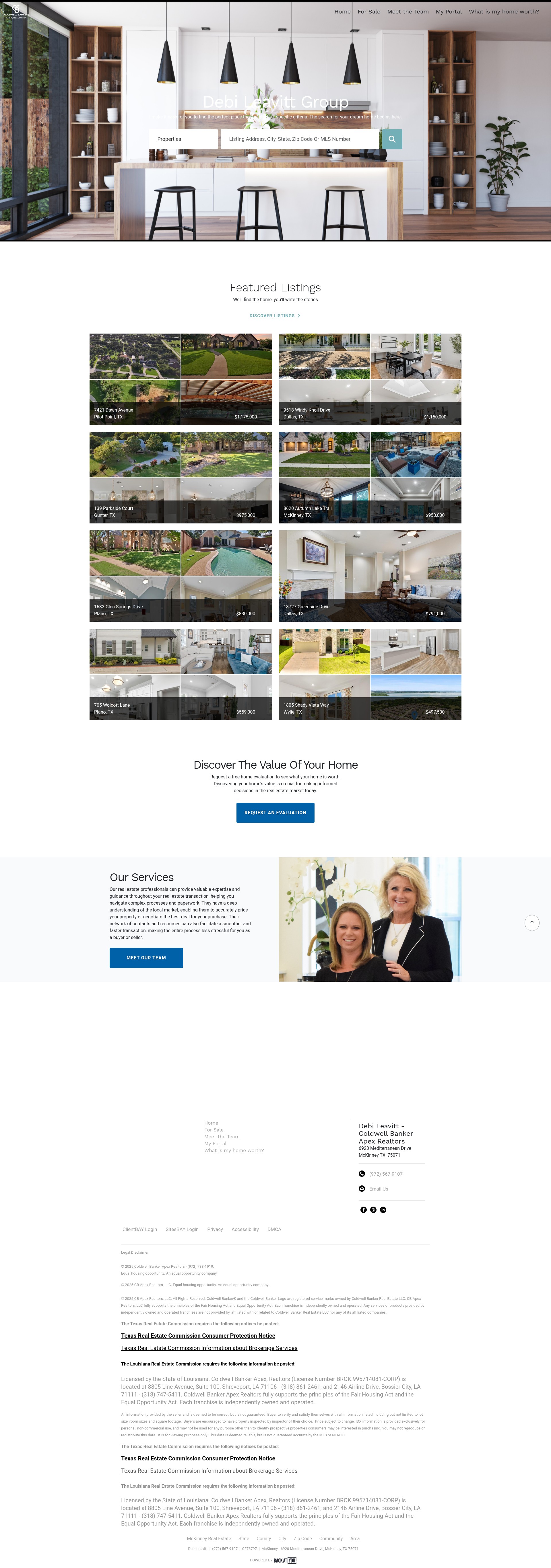 Screenshot of dleavitt.cbapex.com