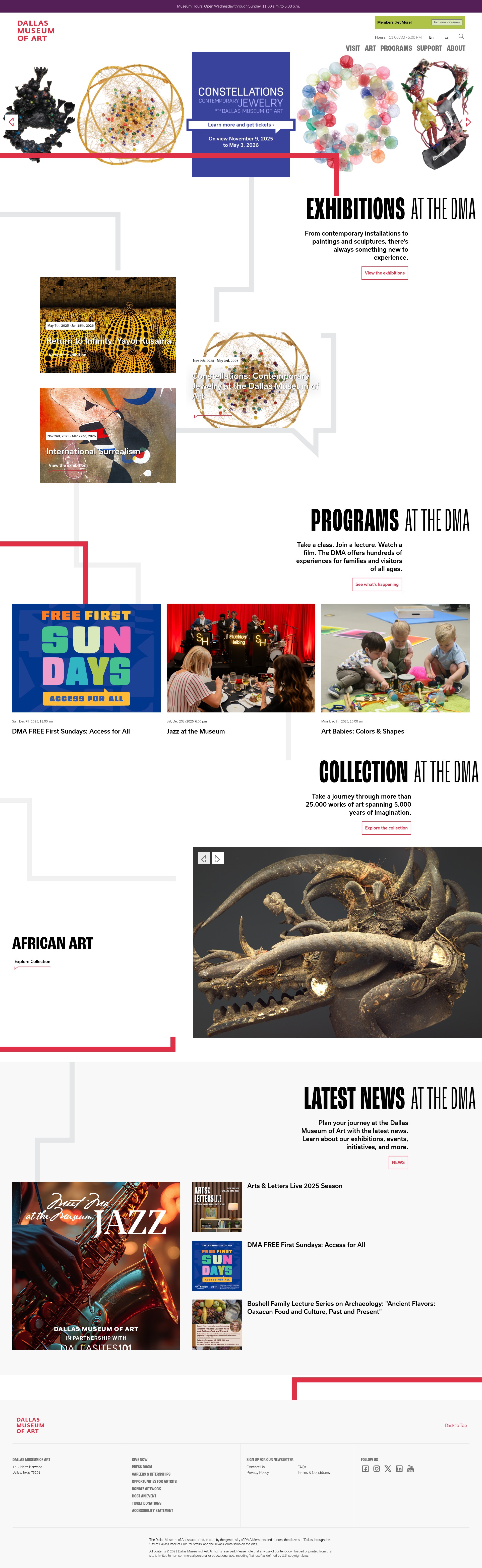 Screenshot of dma.org