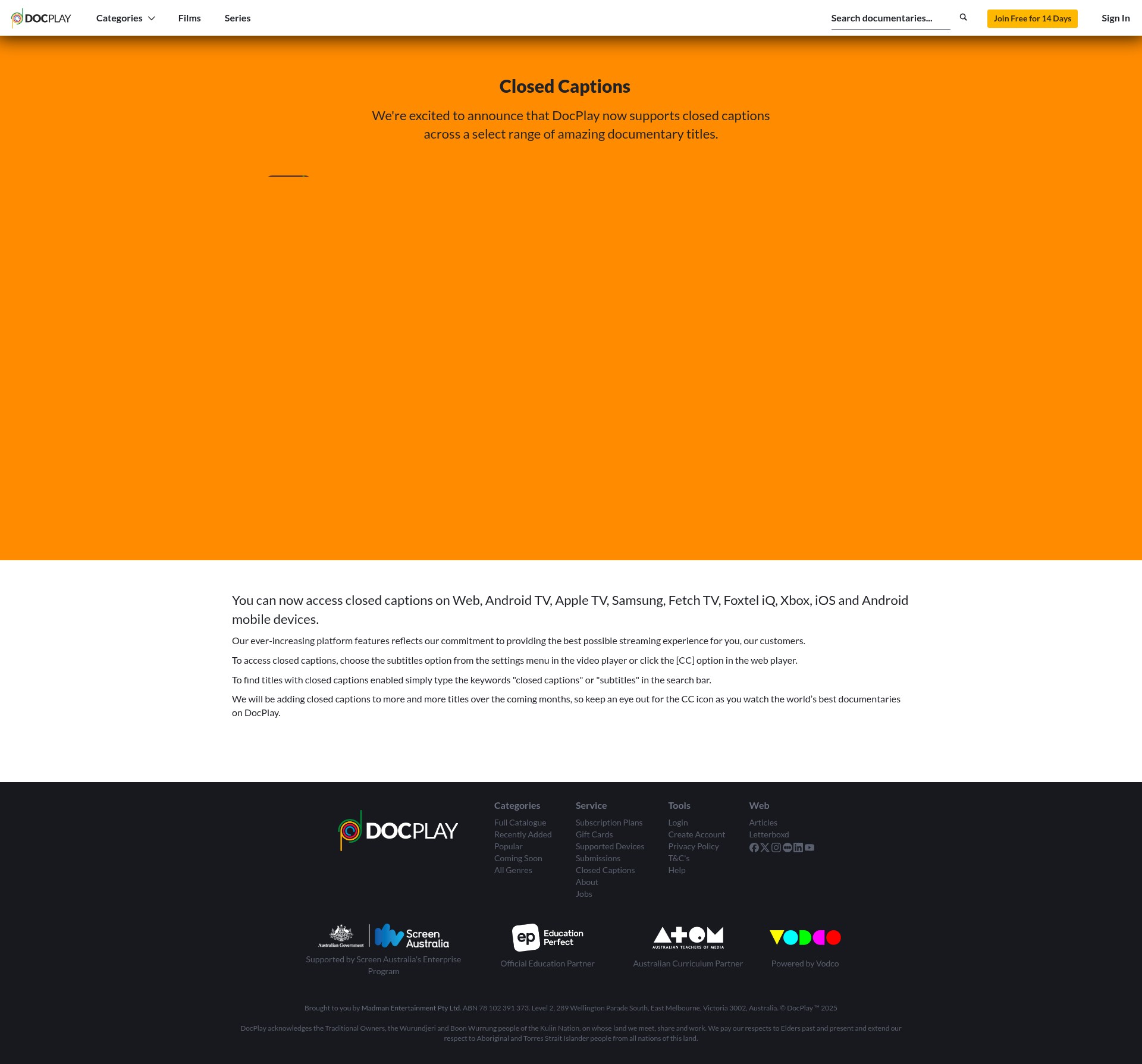 Screenshot of docplay.com