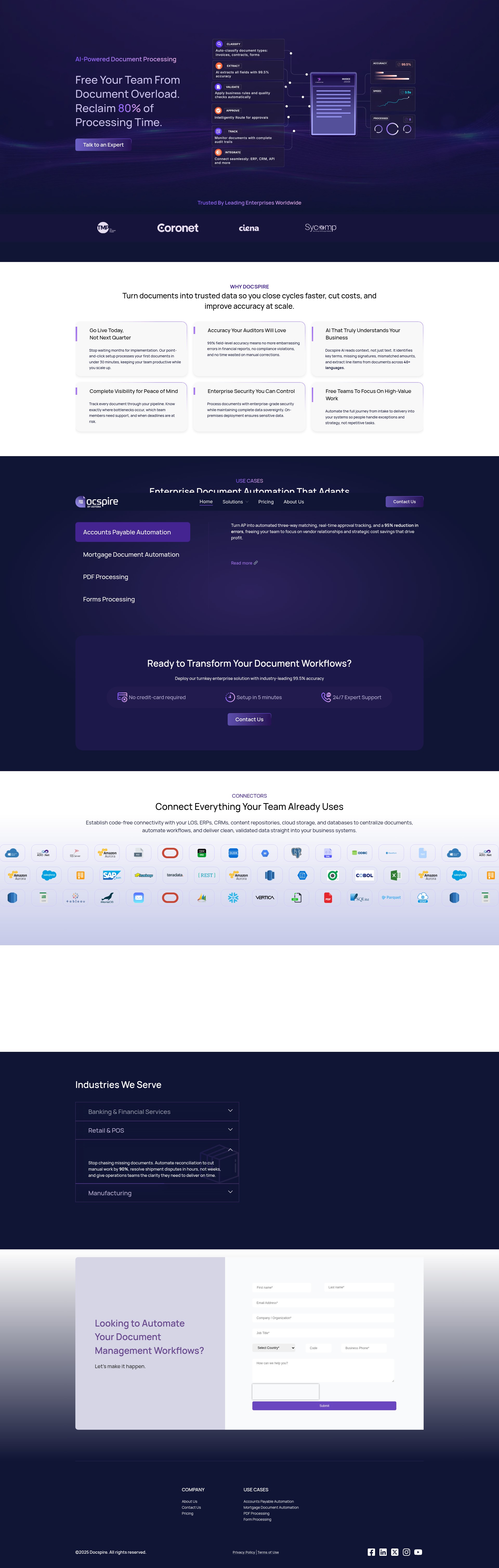 Screenshot of docspire.ai
