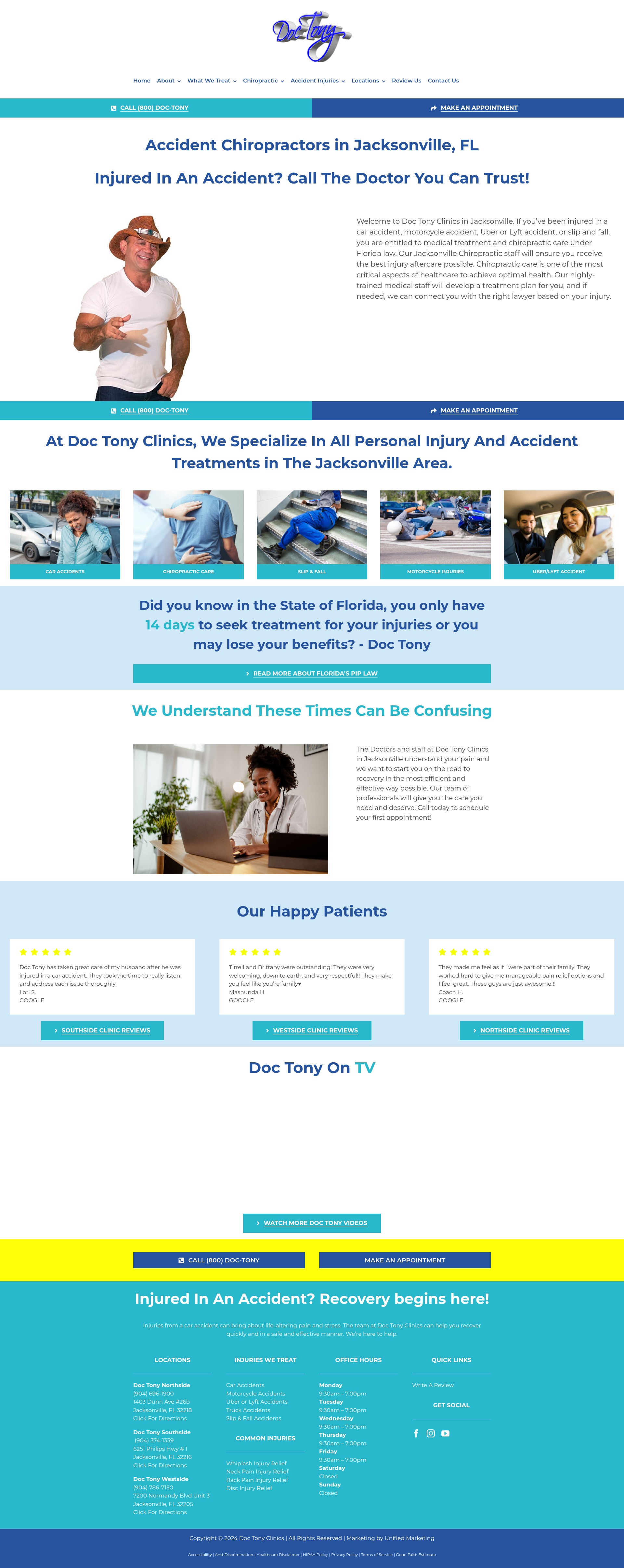 Screenshot of doctony.com