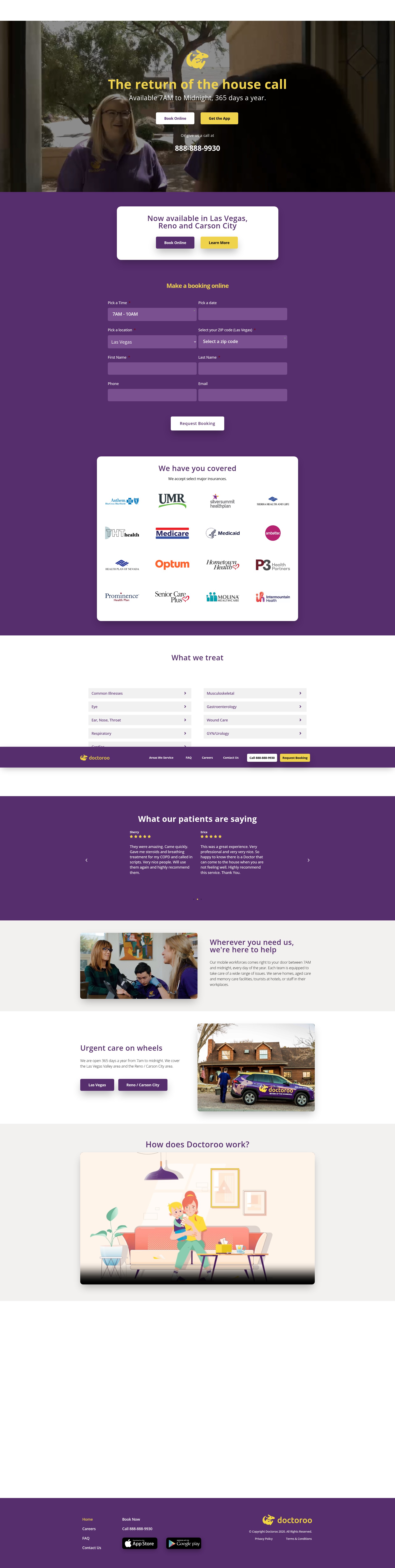 Screenshot of doctoroo.com