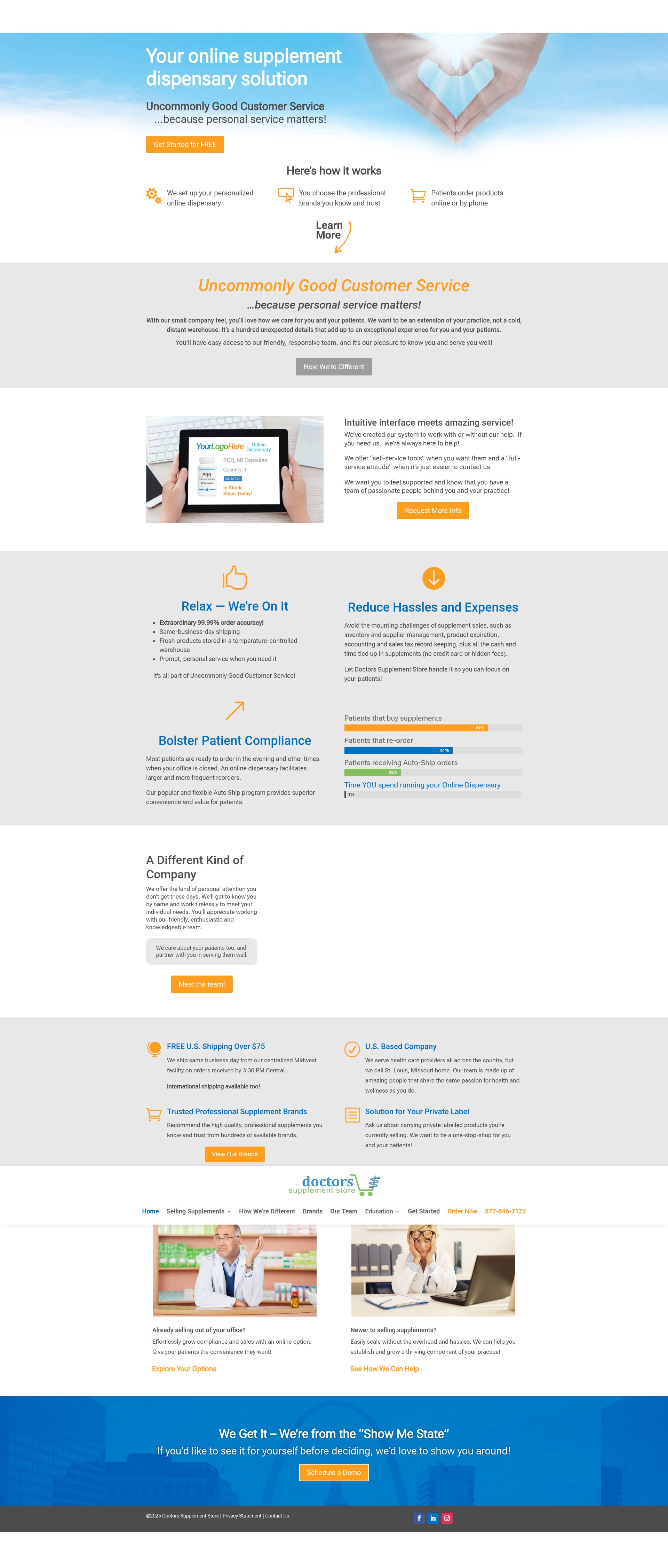 Screenshot of doctorssupplementstore.com