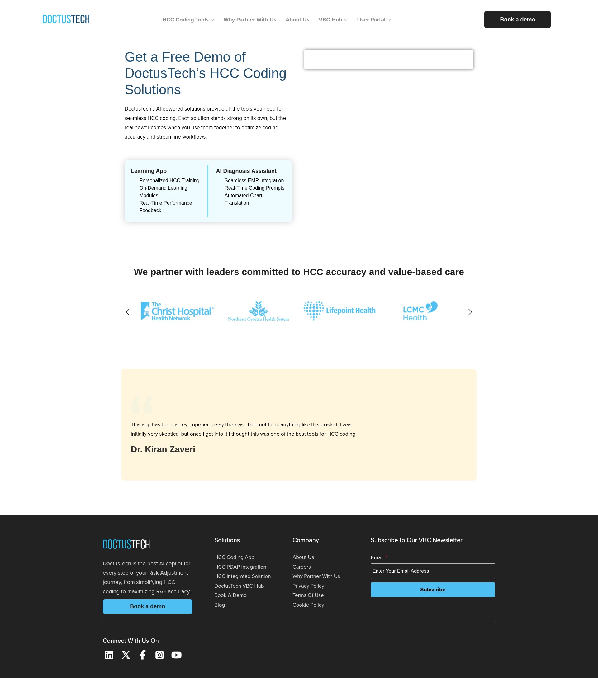 Screenshot of doctustech.com
