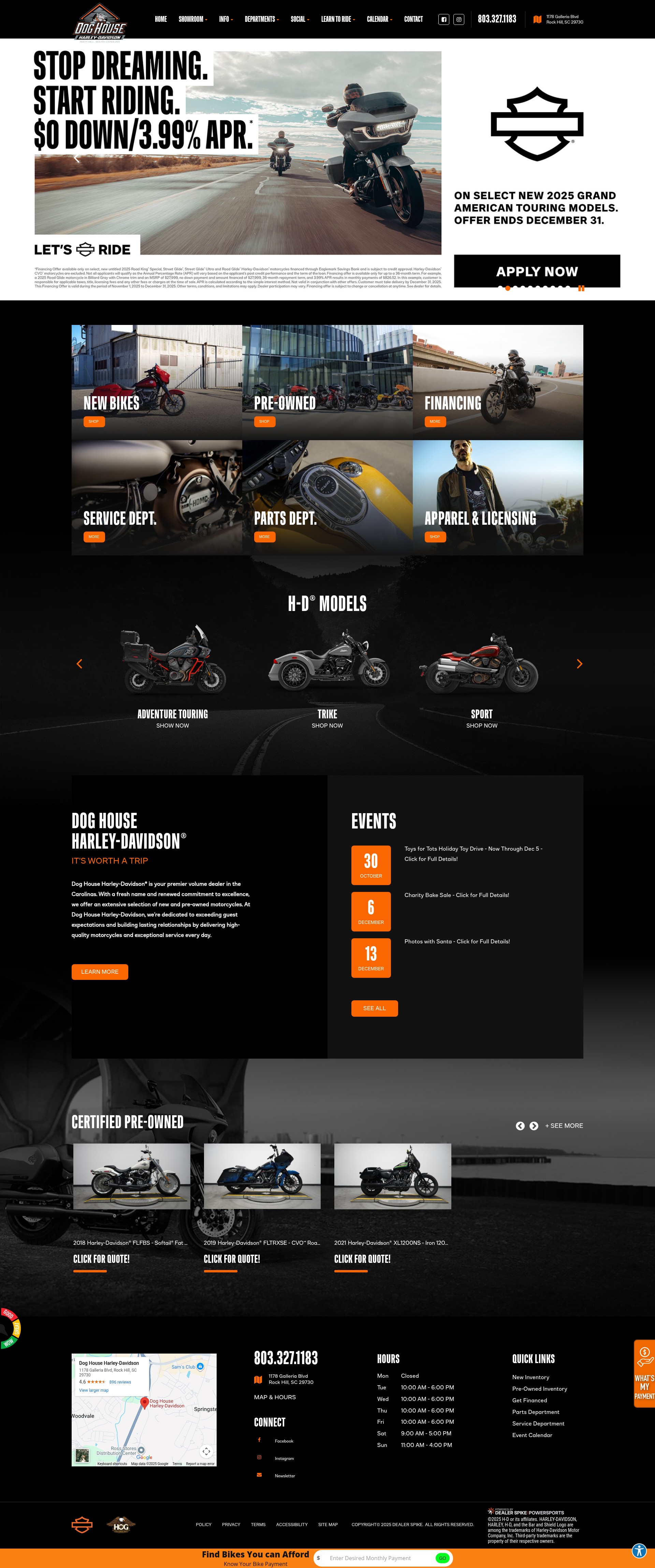 Screenshot of doghousehd.com
