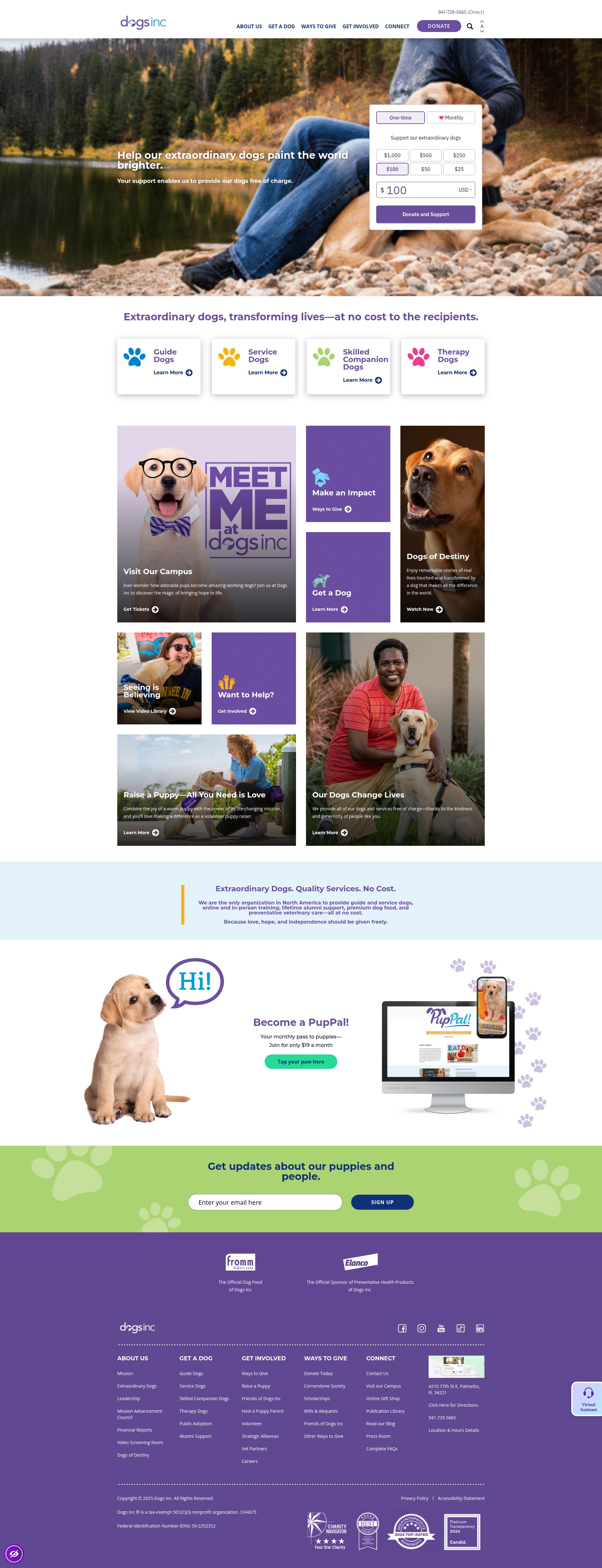 Screenshot of dogsinc.org