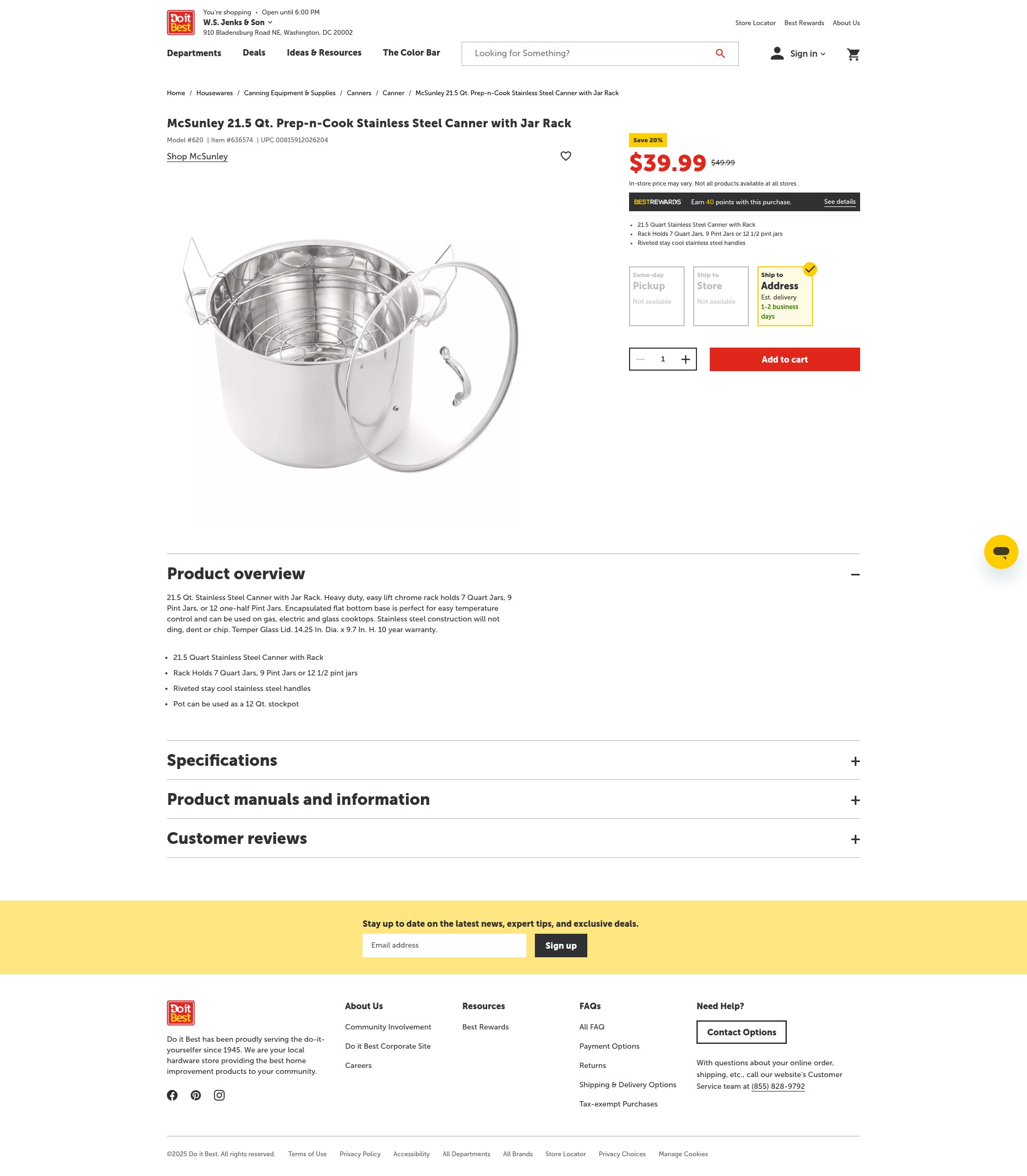 Screenshot of doitbest.com