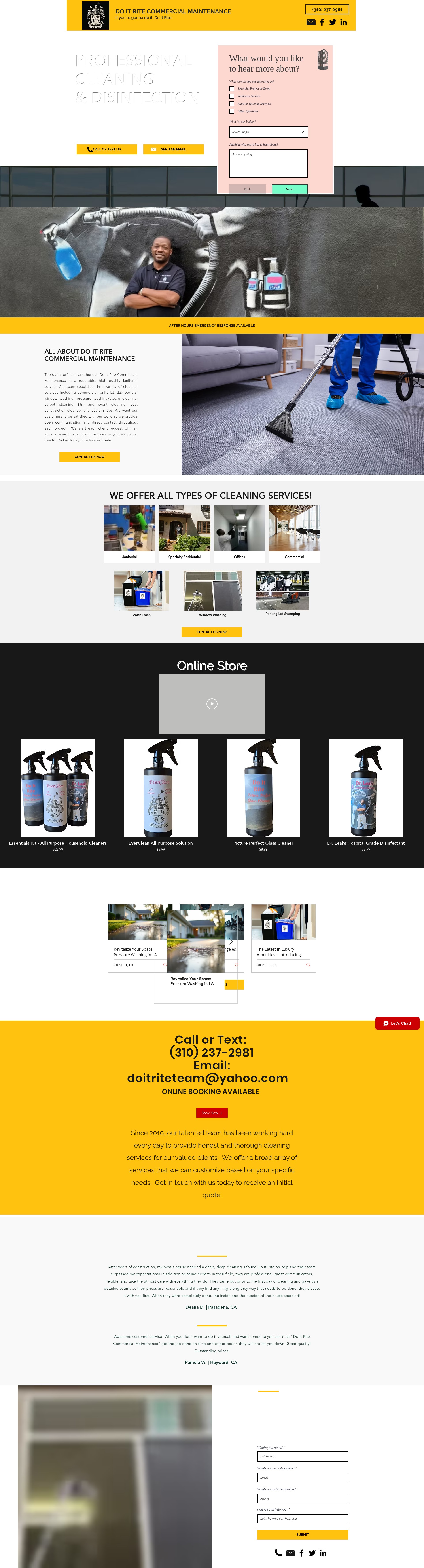 Screenshot of doitriteteam.biz