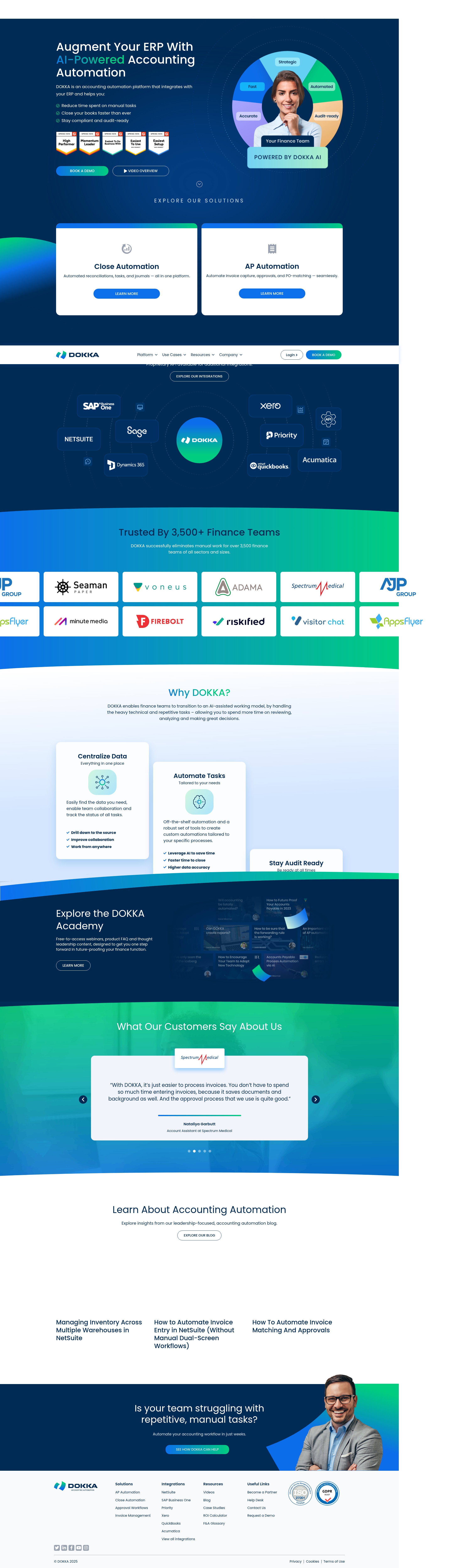 Screenshot of dokka.com