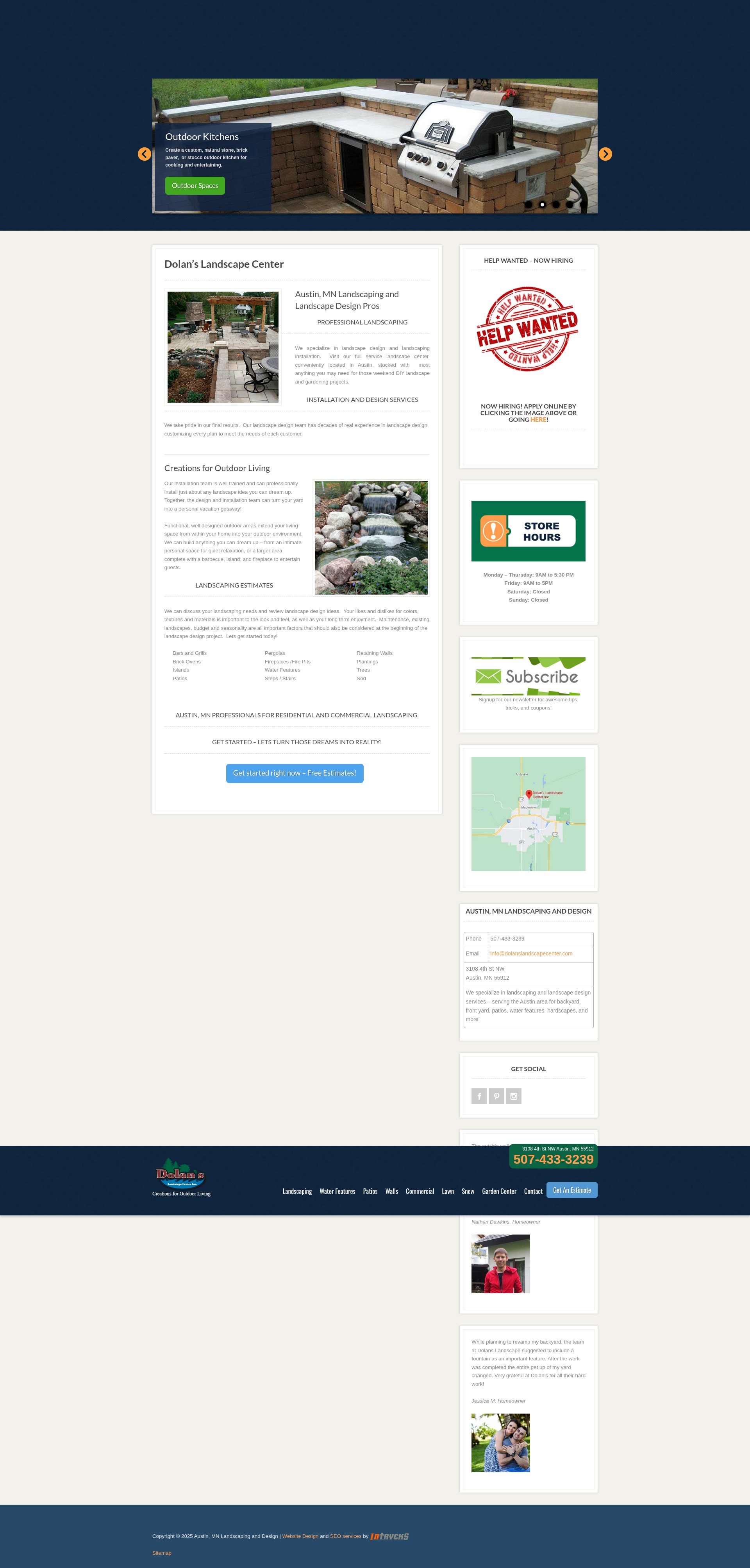 Screenshot of dolanslandscapecenter.com