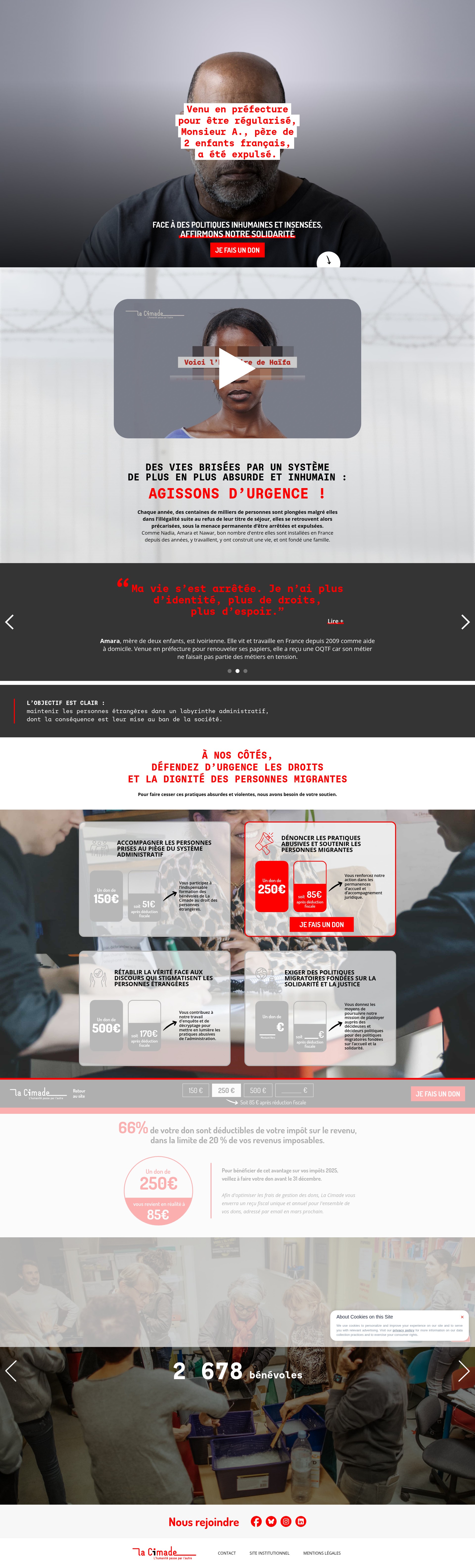 Screenshot of don.lacimade.org