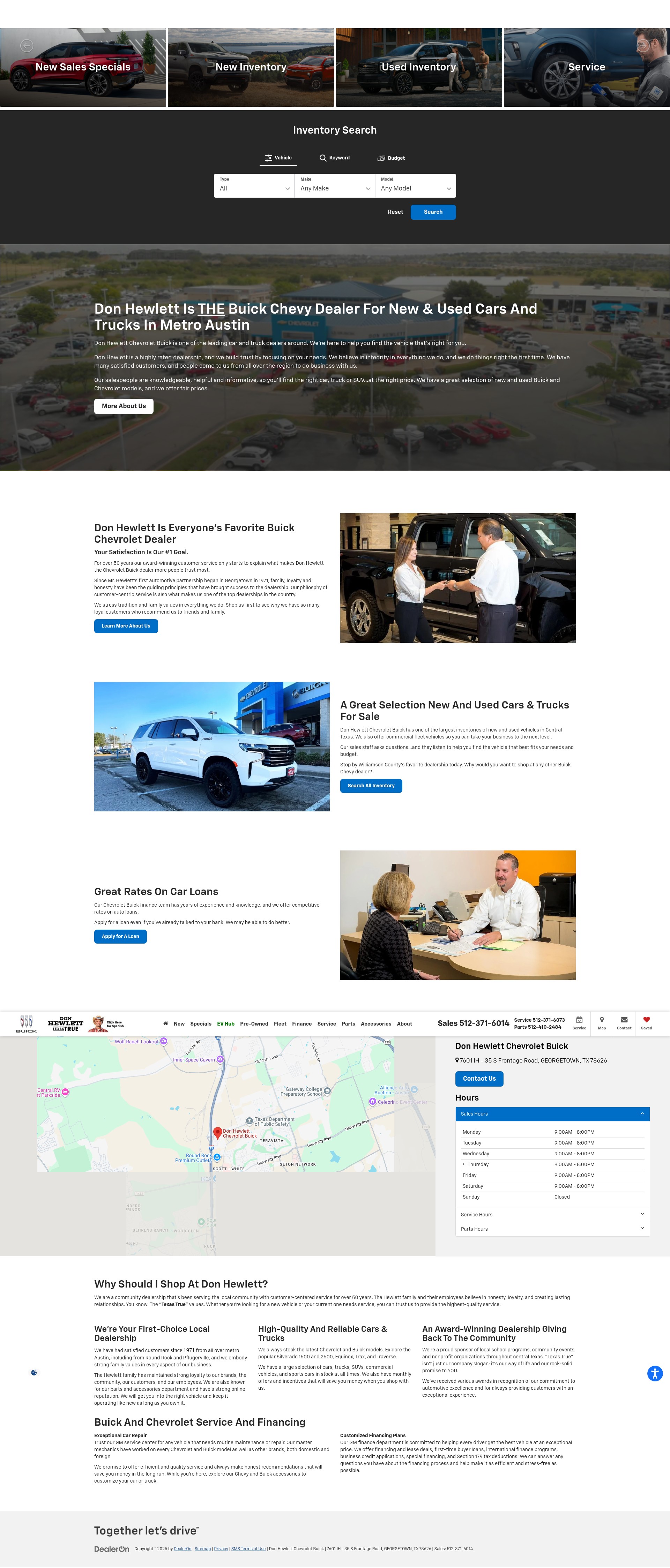 Screenshot of donhewlett.com