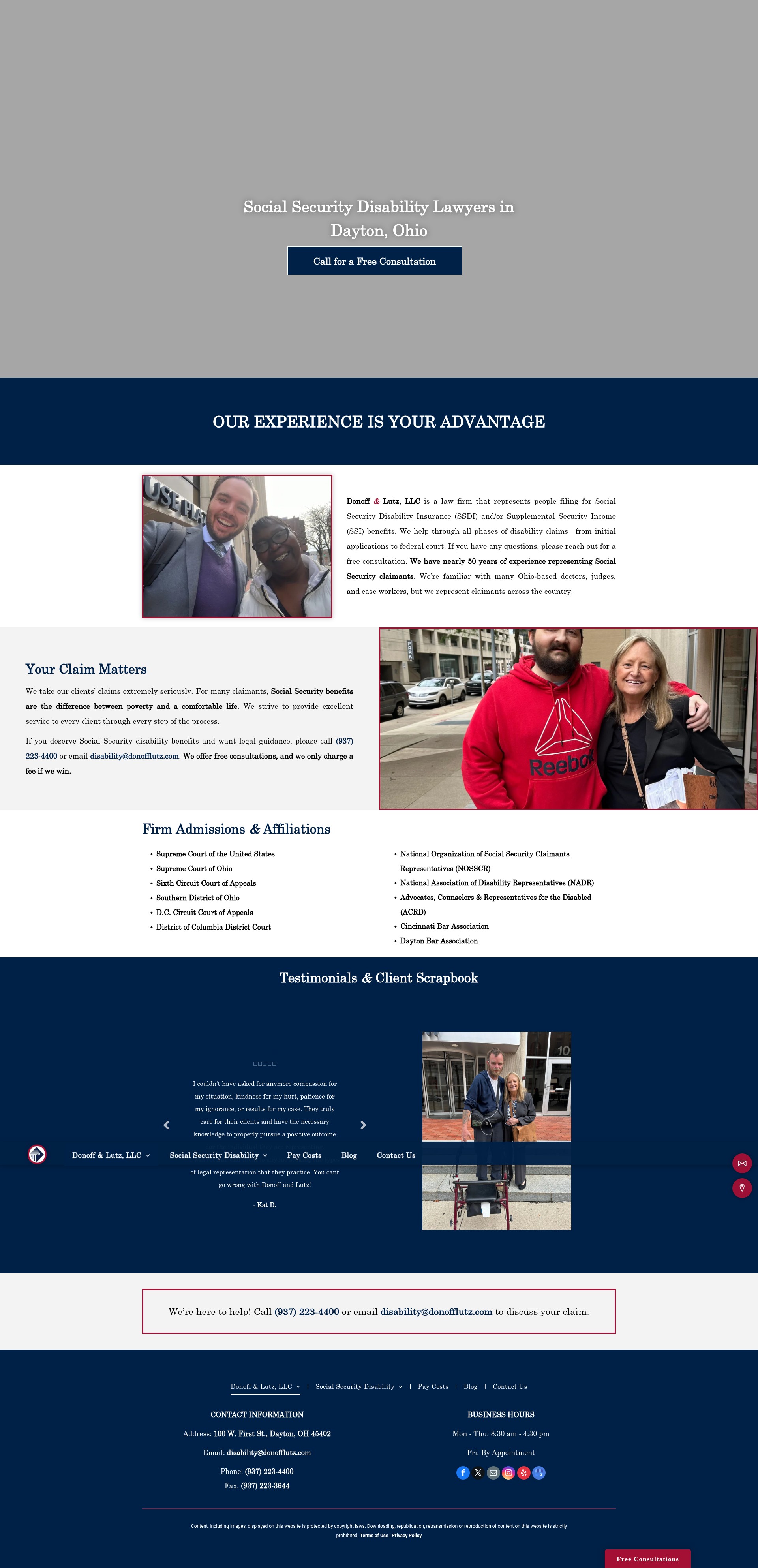 Screenshot of donofflutz.com