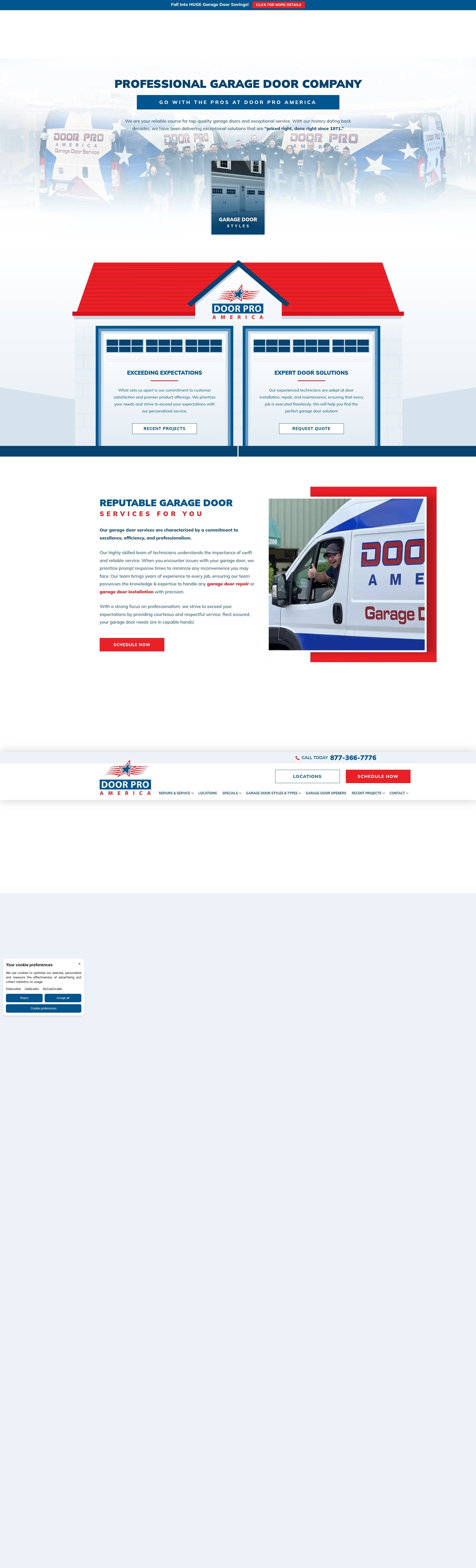 Screenshot of doorproamerica.com