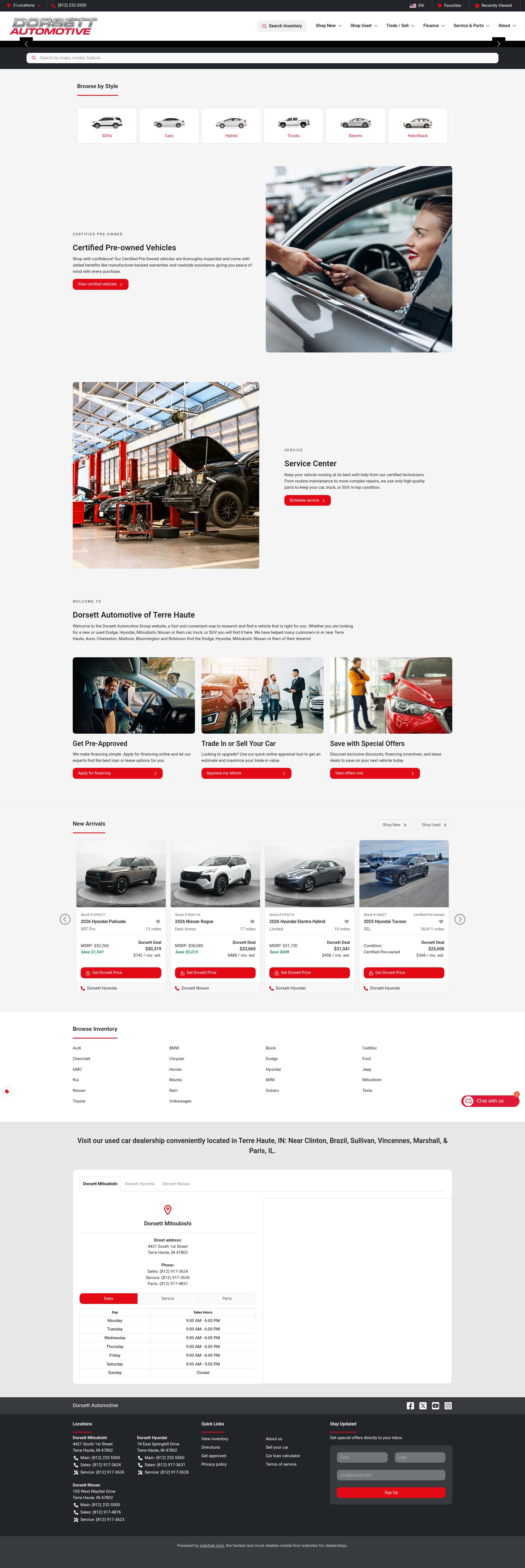 Screenshot of dorsettautomotive.com