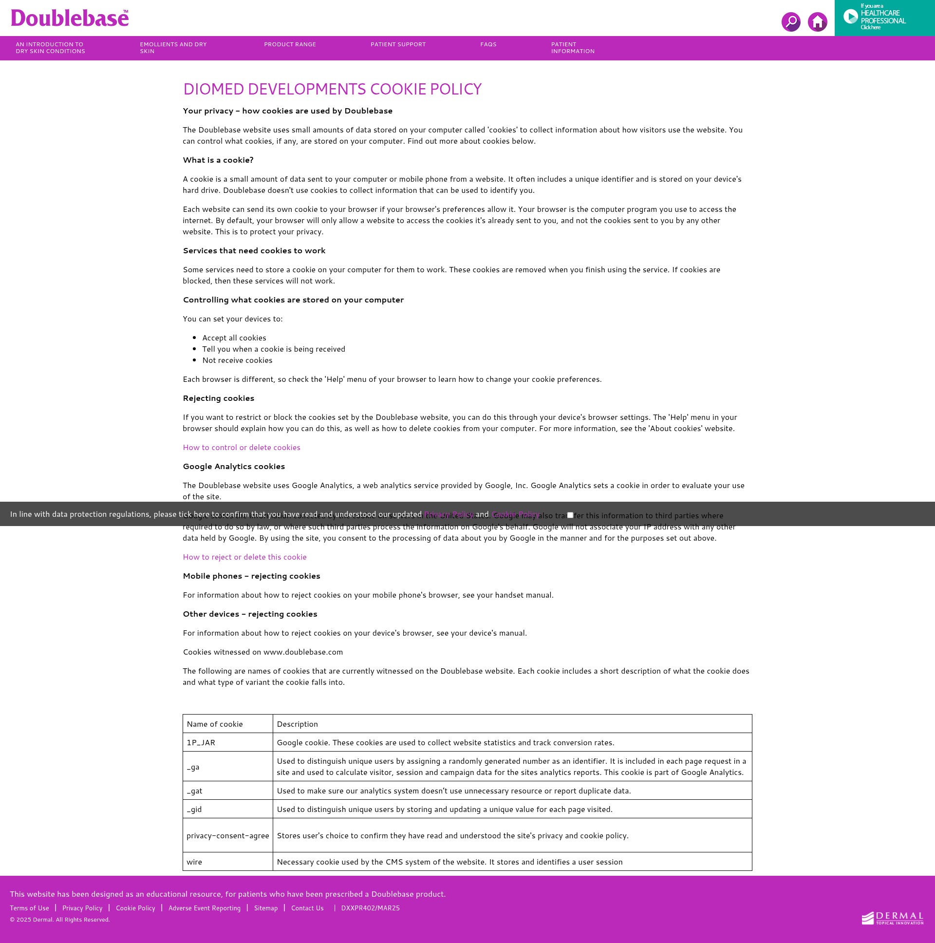 Screenshot of doublebase.com
