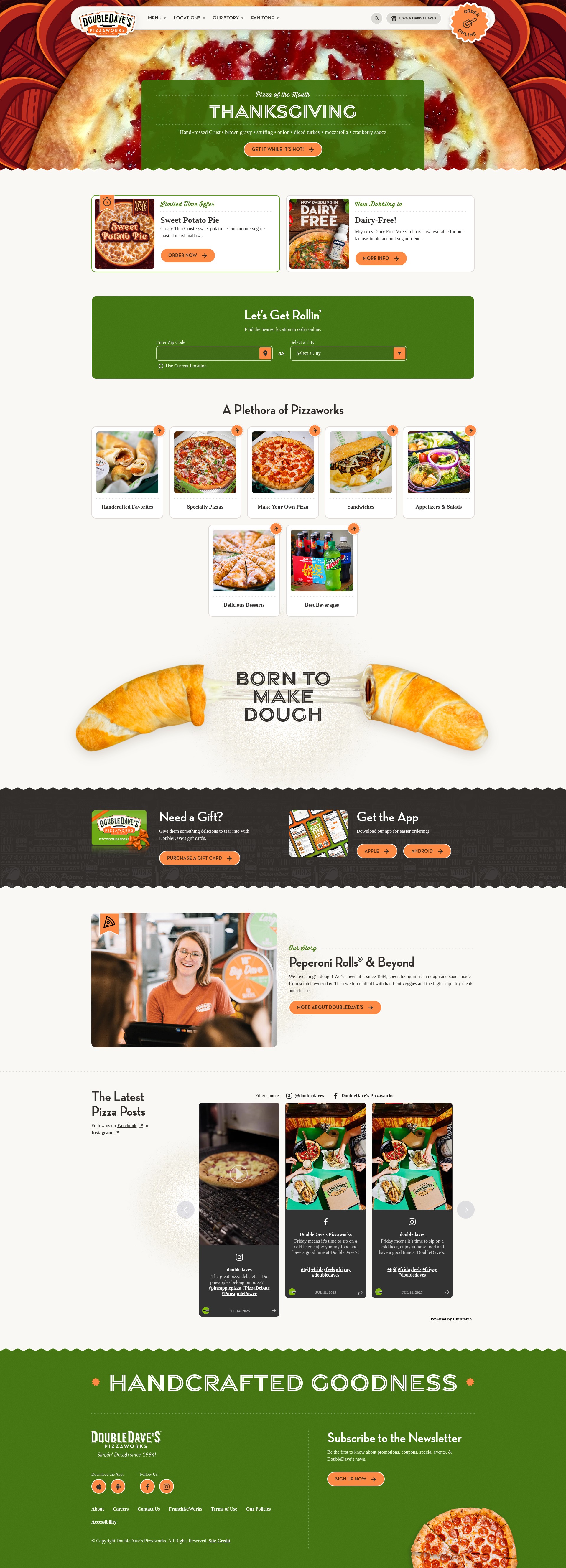 Screenshot of doubledaves.com