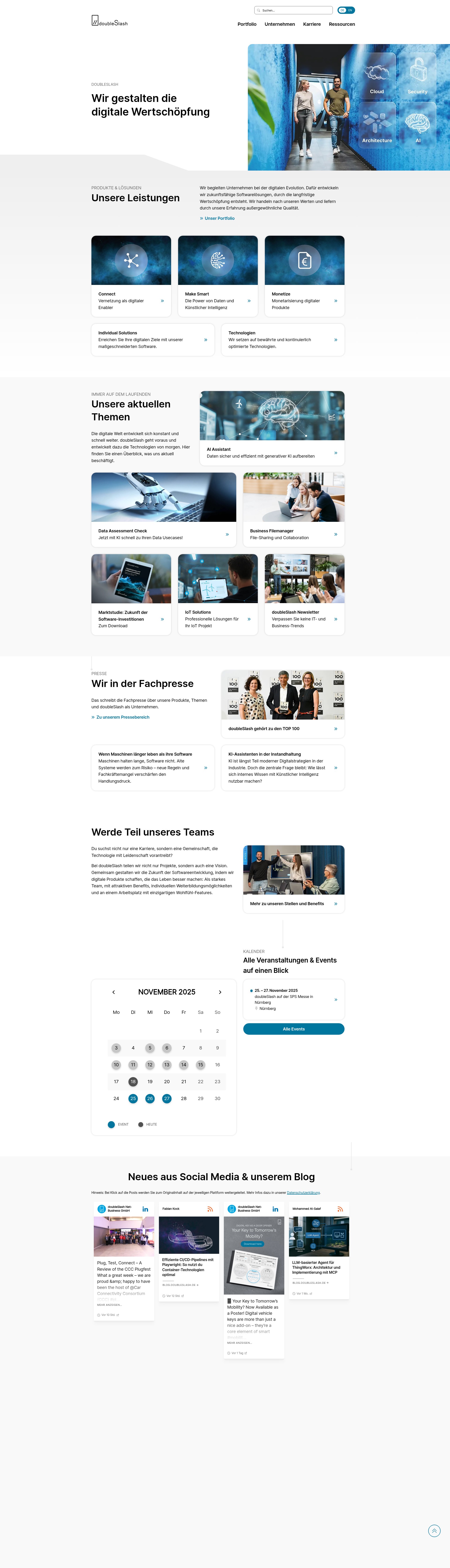 Screenshot of doubleslash.de