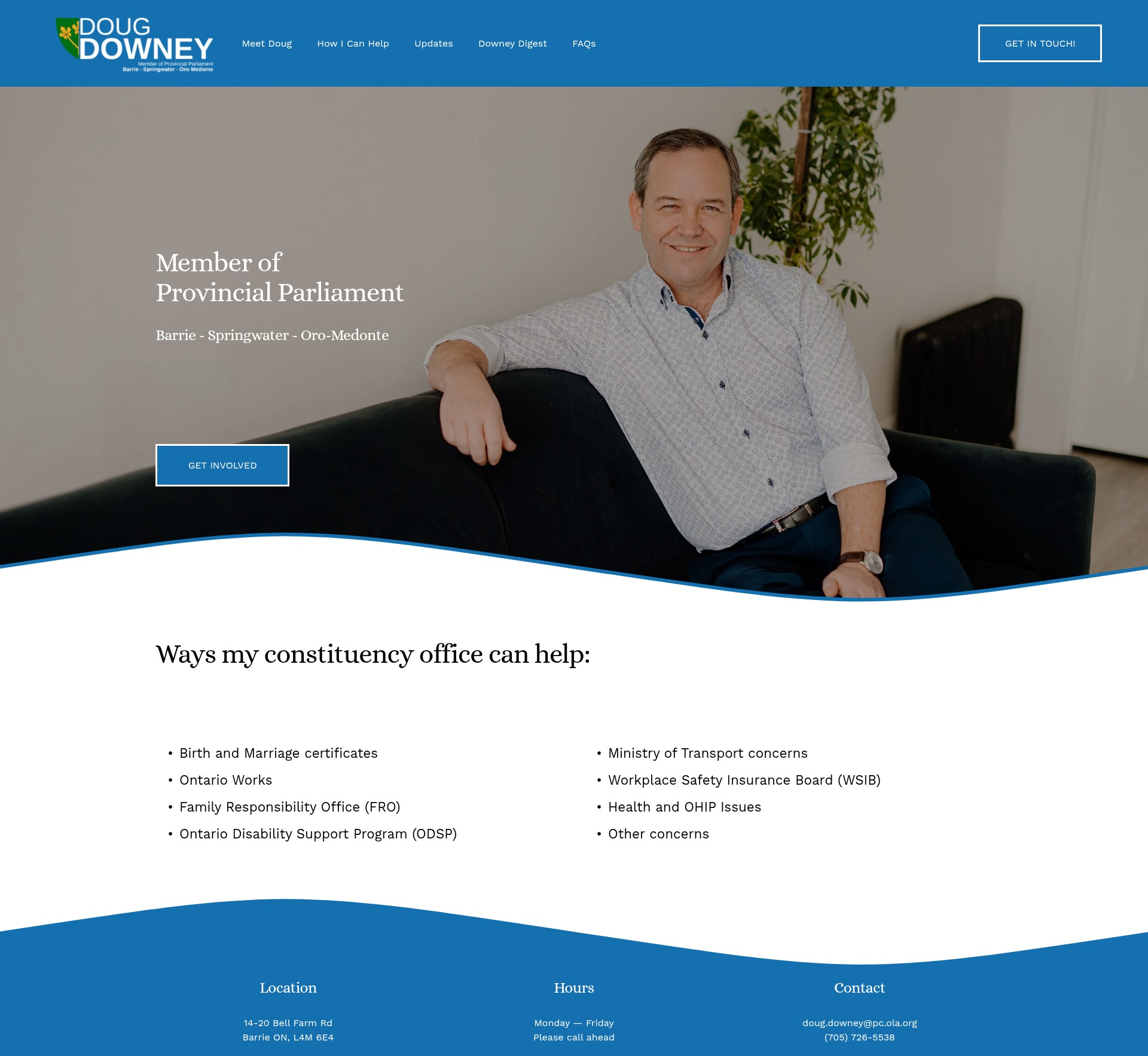 Screenshot of dougdowney.ca