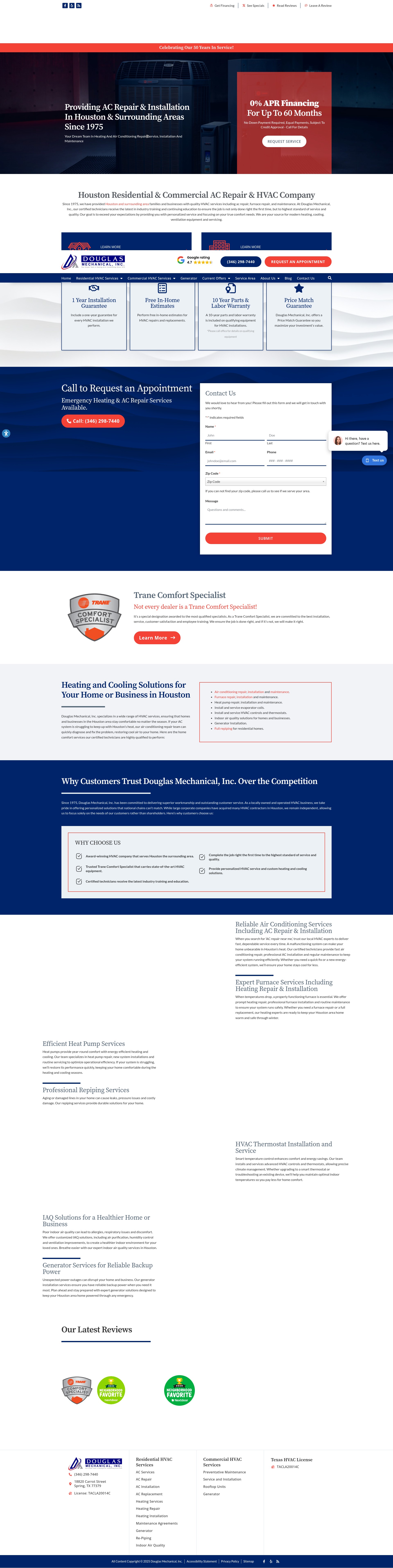 Screenshot of douglas-inc.com