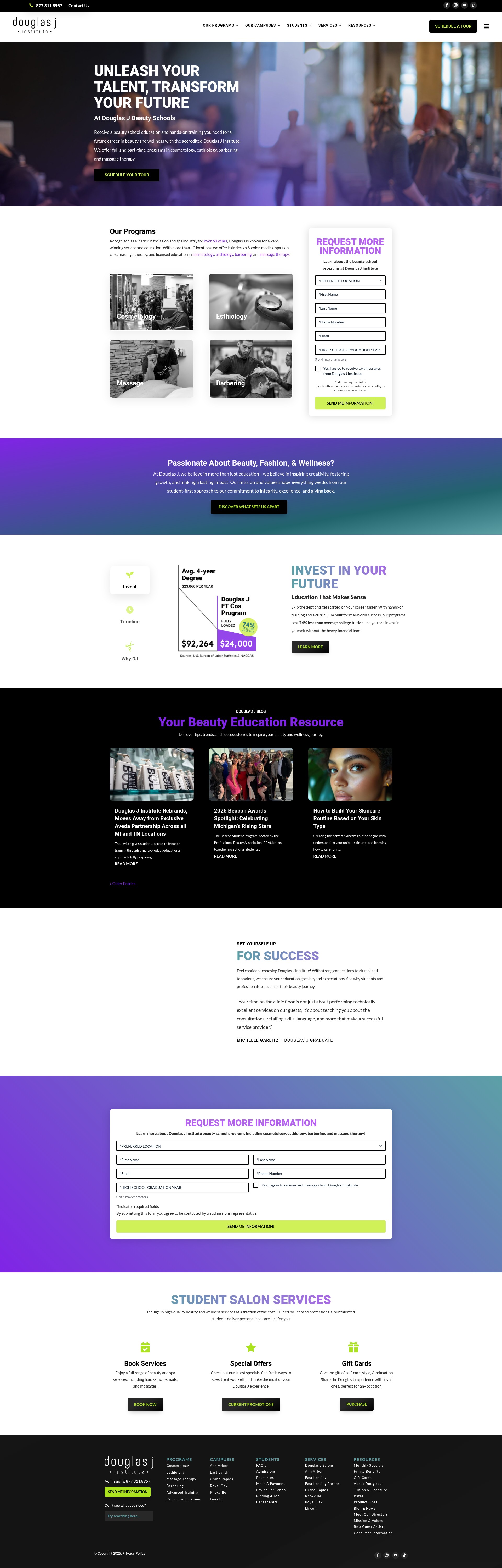 Screenshot of douglasj.edu