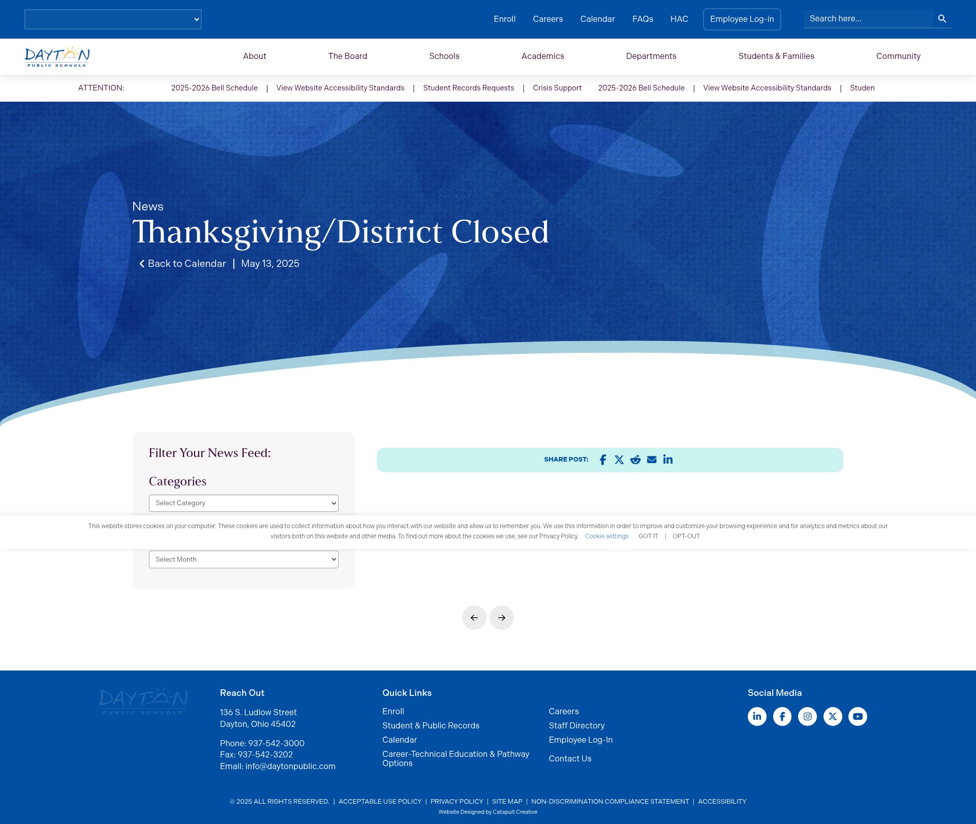 Screenshot of dps.k12.oh.us