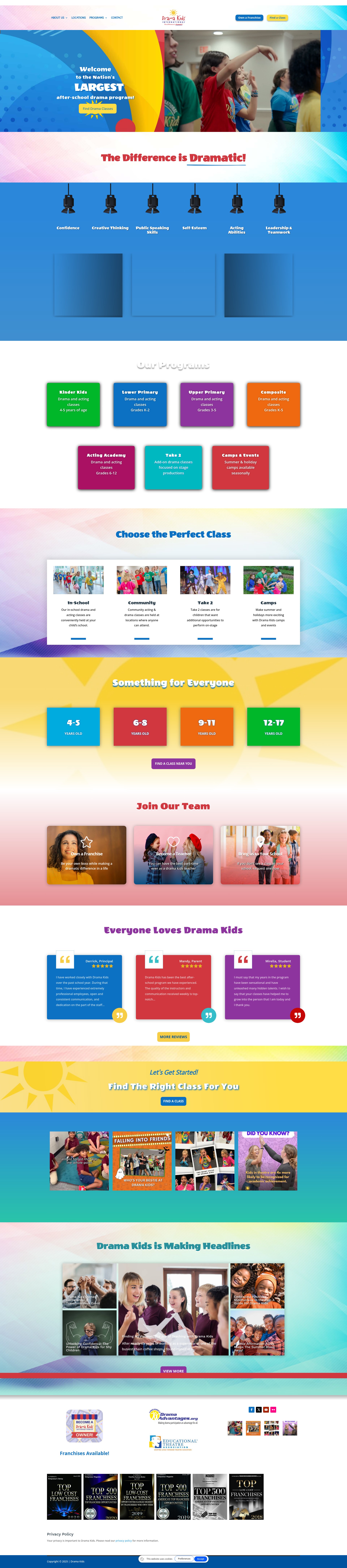 Screenshot of dramakids.com