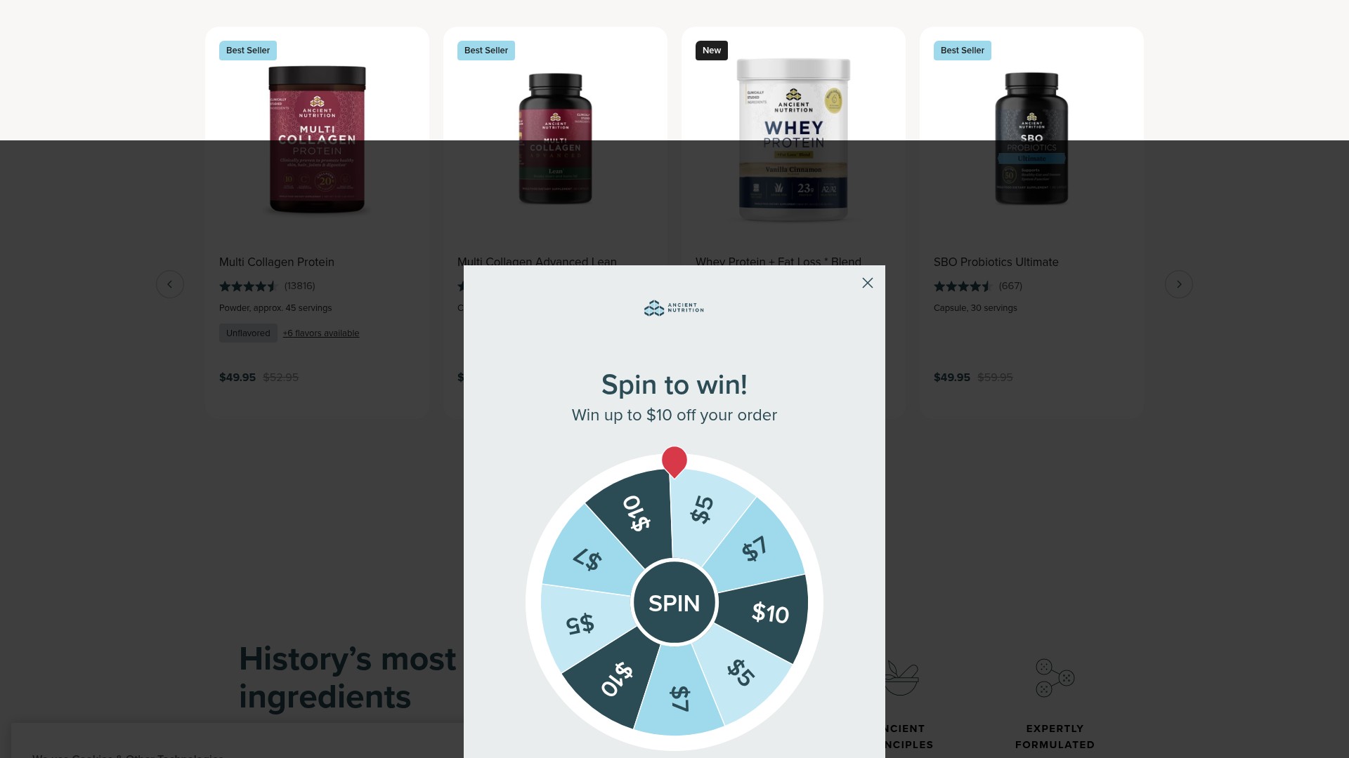 Screenshot of draxe.myshopify.com