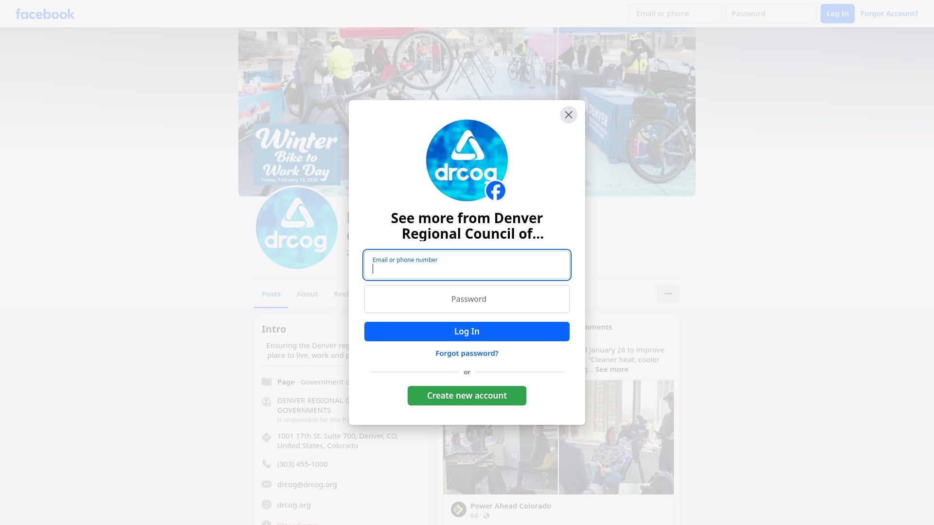 Screenshot of drcog.org