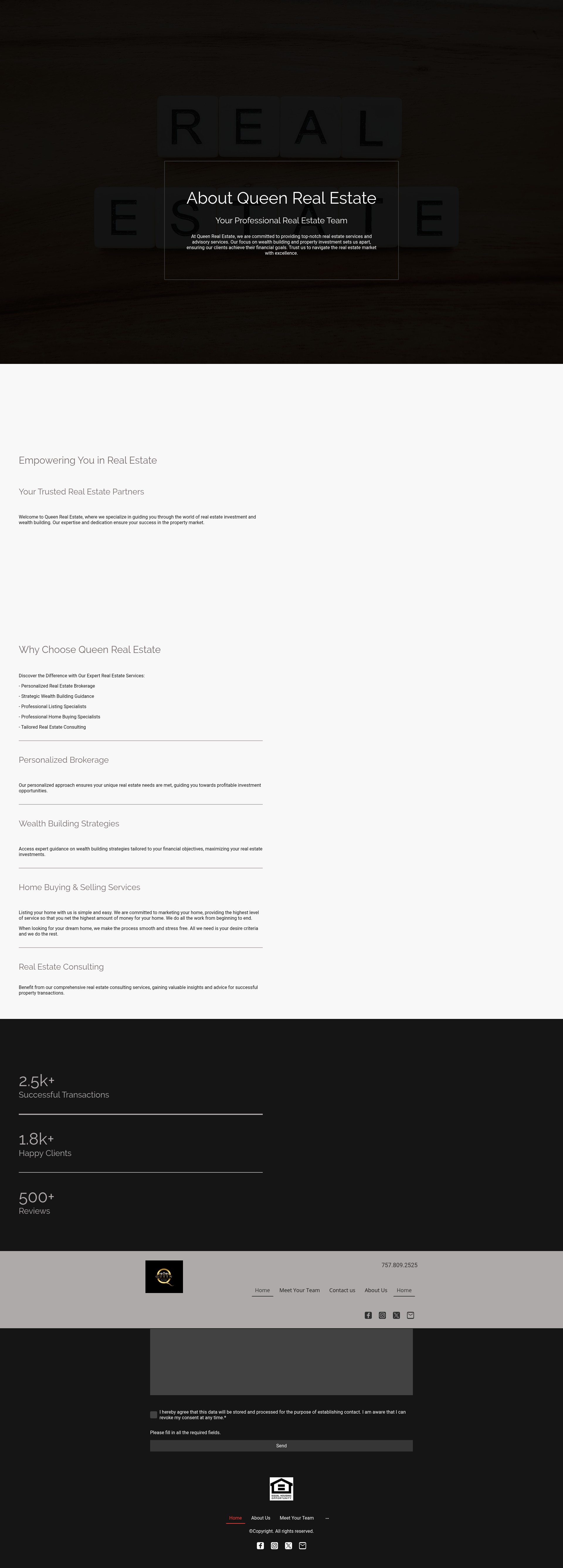 Screenshot of dreamgirlsrealestate.com