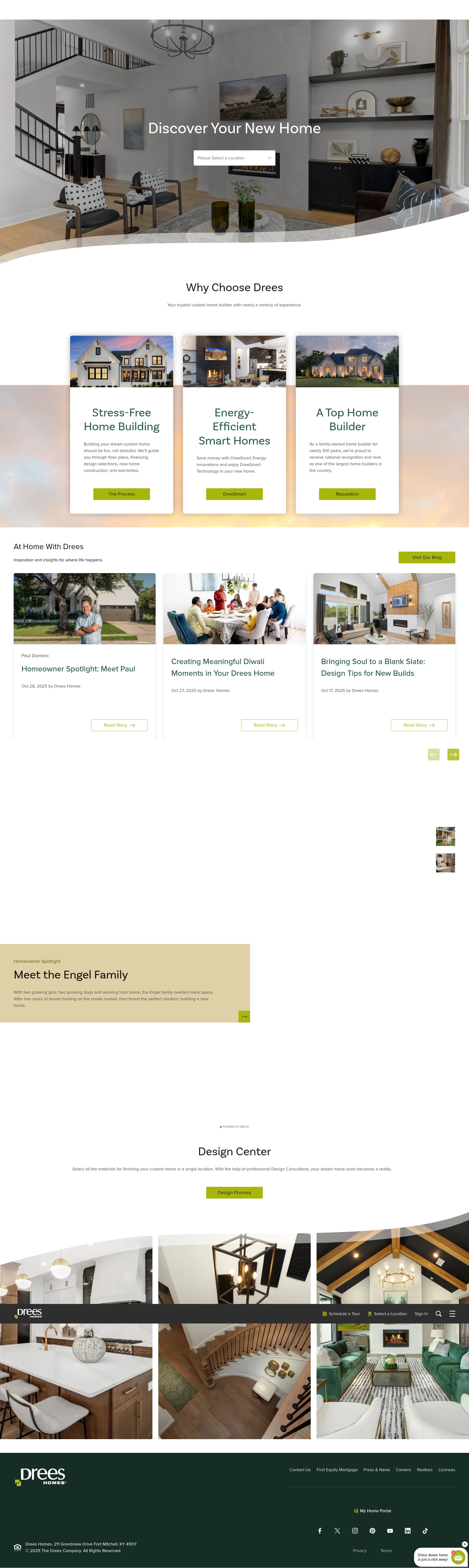 Screenshot of dreeshomes.com