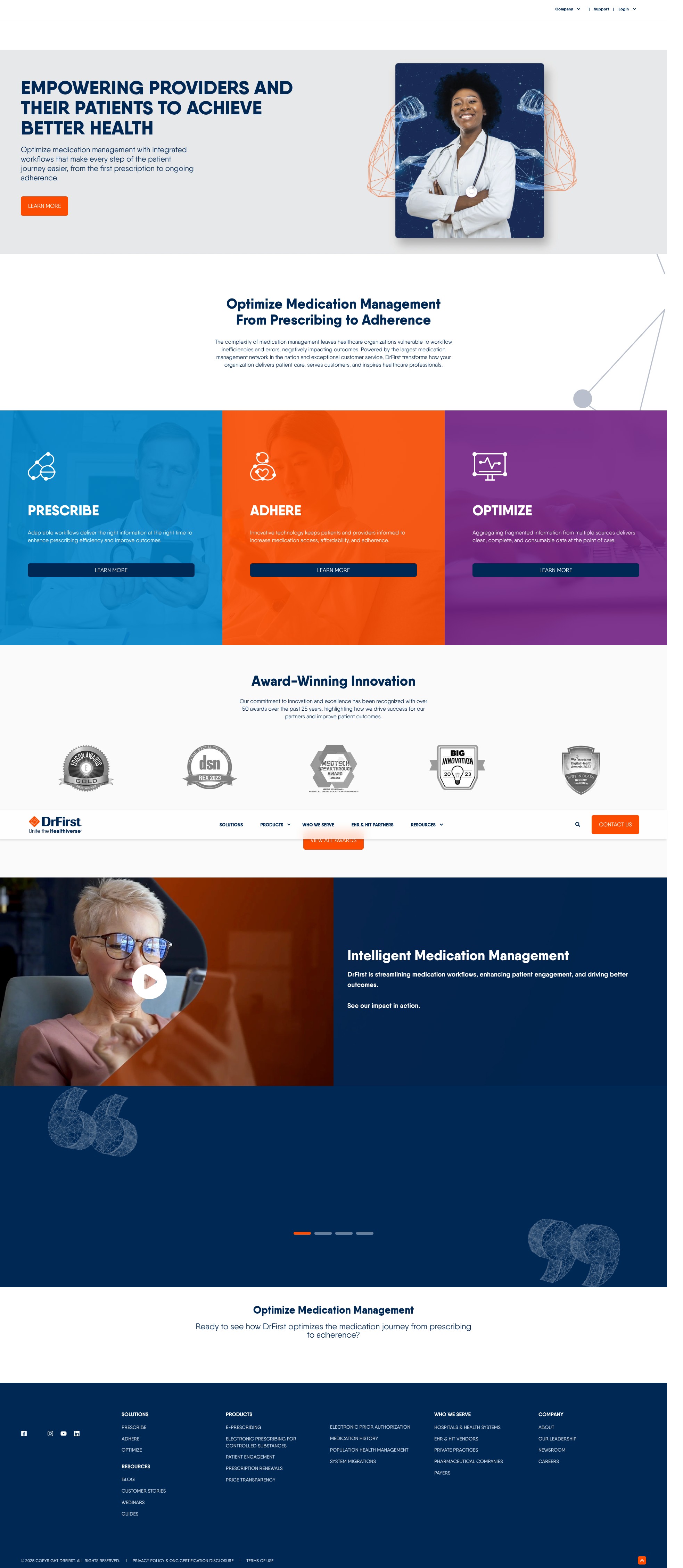 Screenshot of drfirst.com