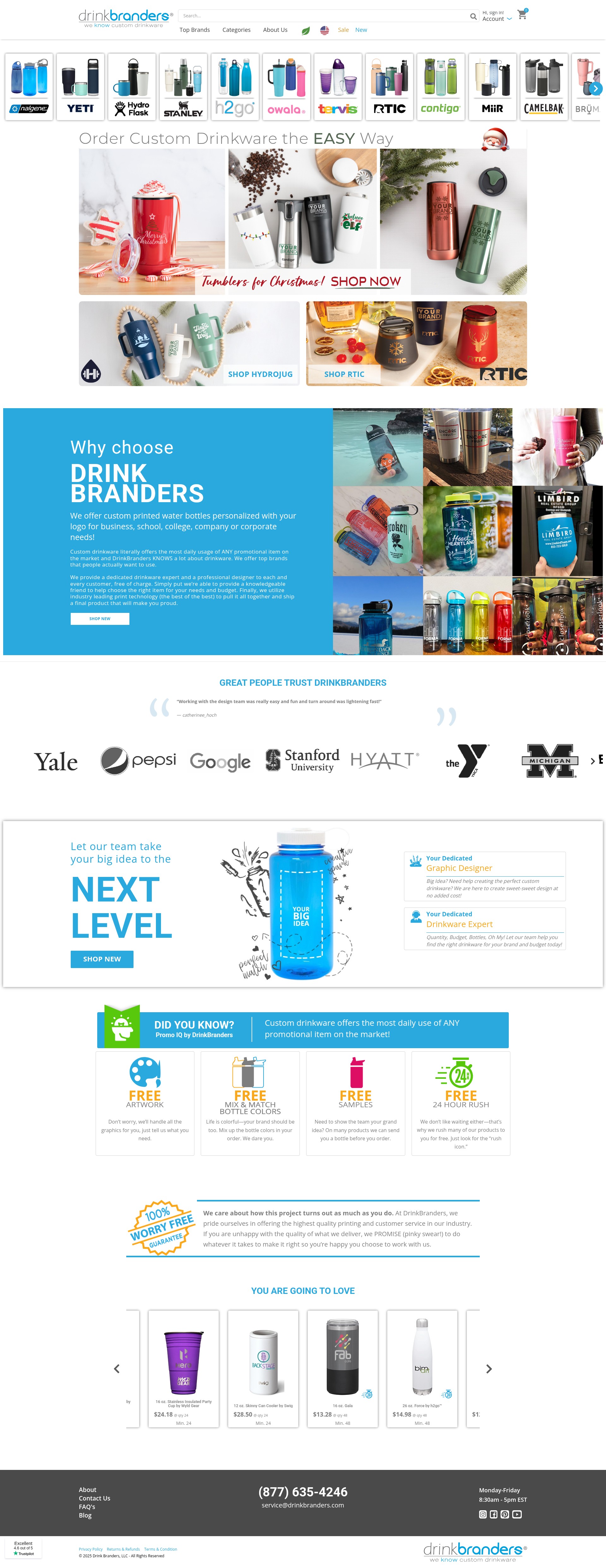 Screenshot of drinkbranders.com