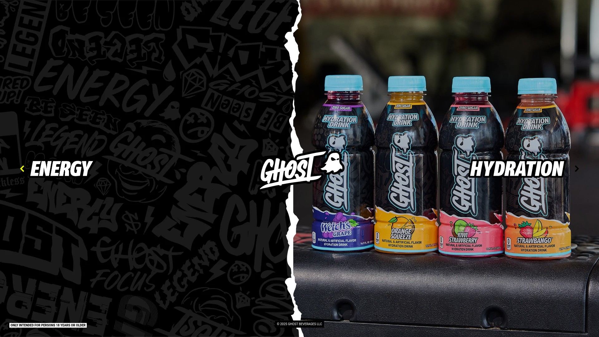 Screenshot of drinkghost.com