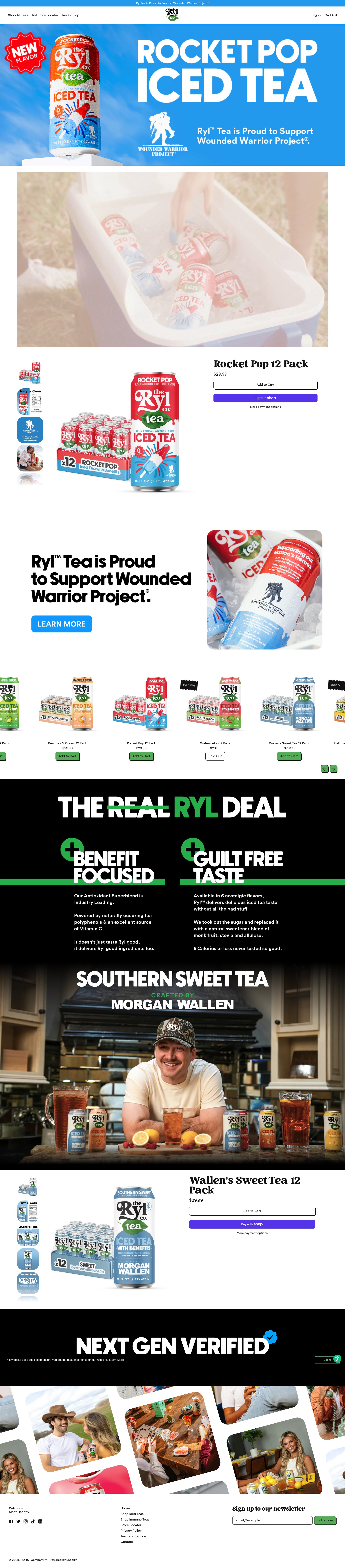 Screenshot of drinkryl.com