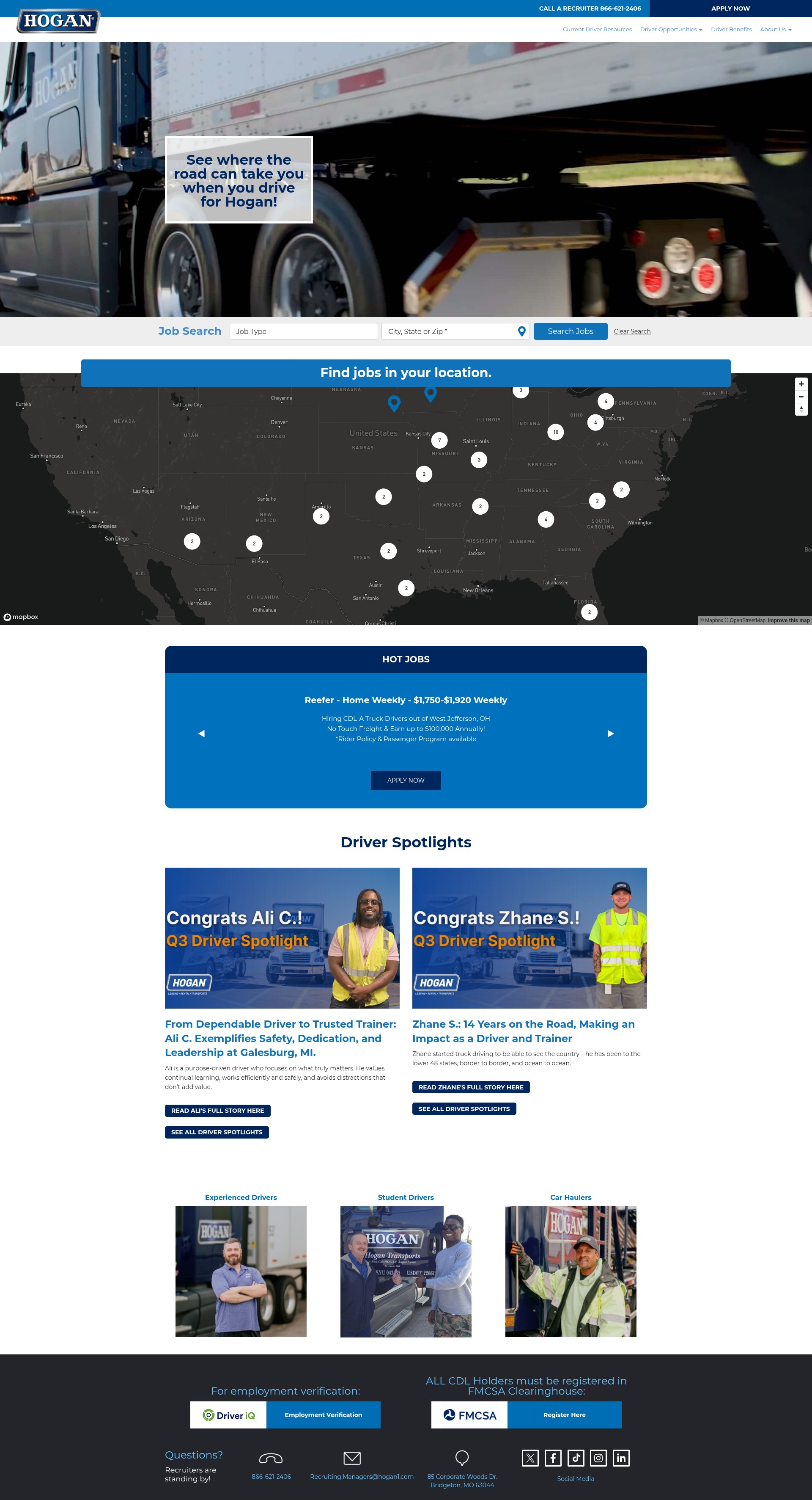 Screenshot of drive4hogan.com