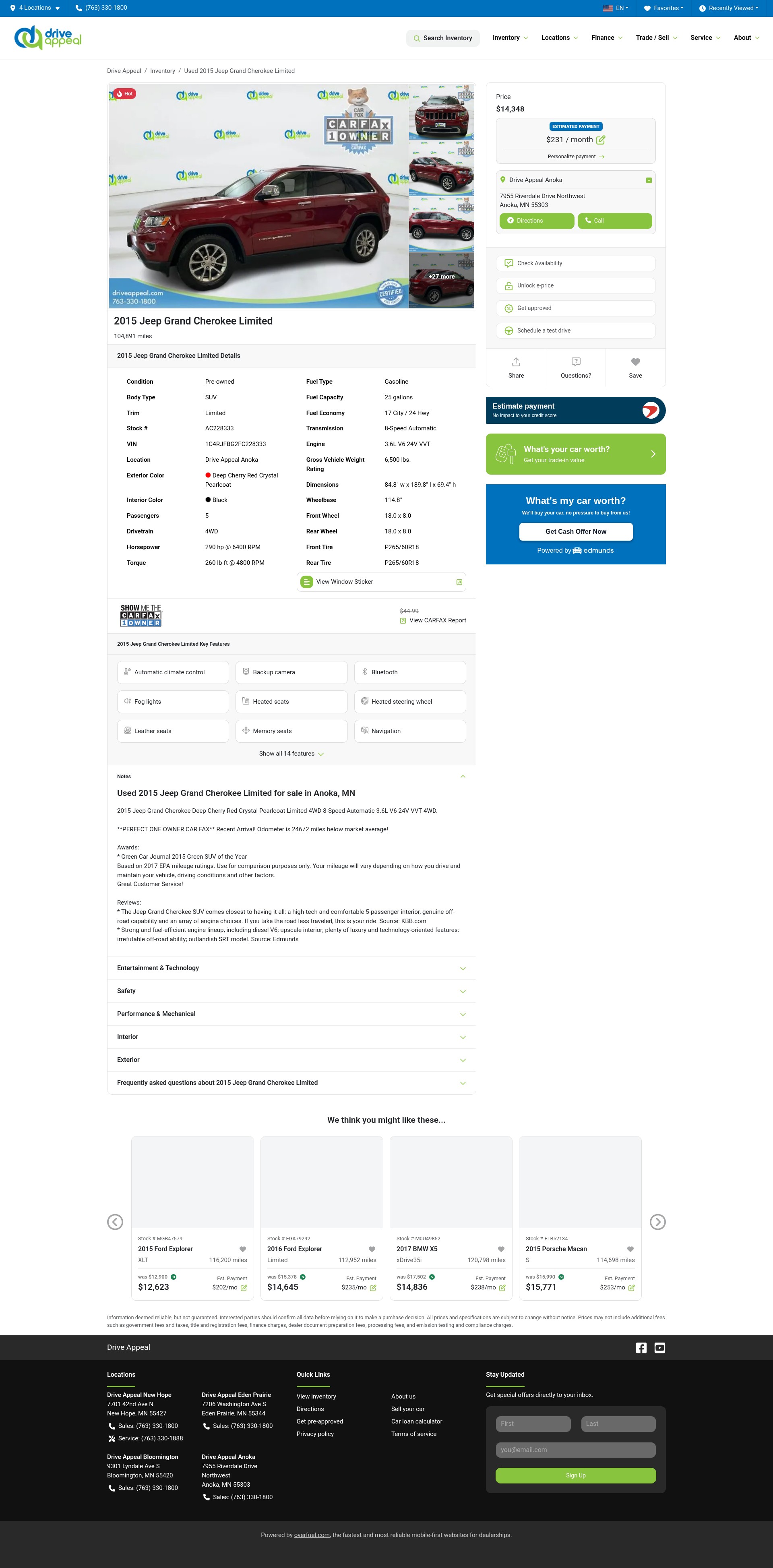 Screenshot of driveappeal.com